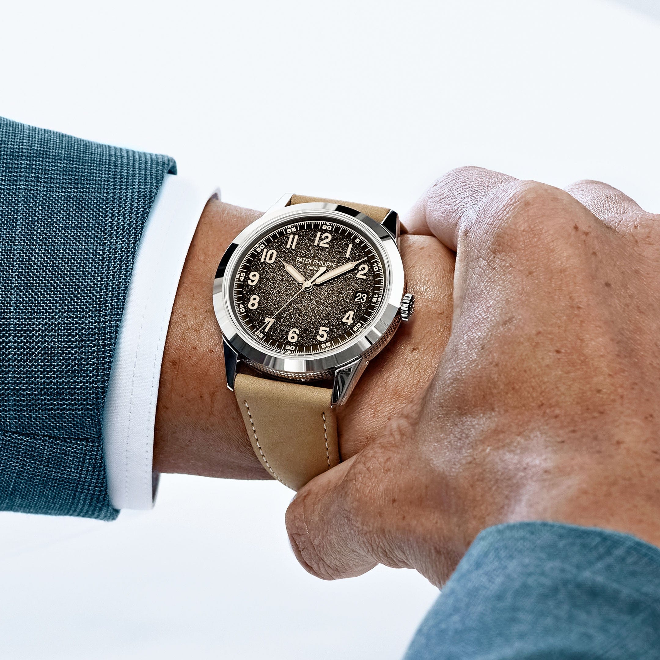 Patek Philippe Calatrava 5226G-001 White Gold Charcoal Dial Date (2025)