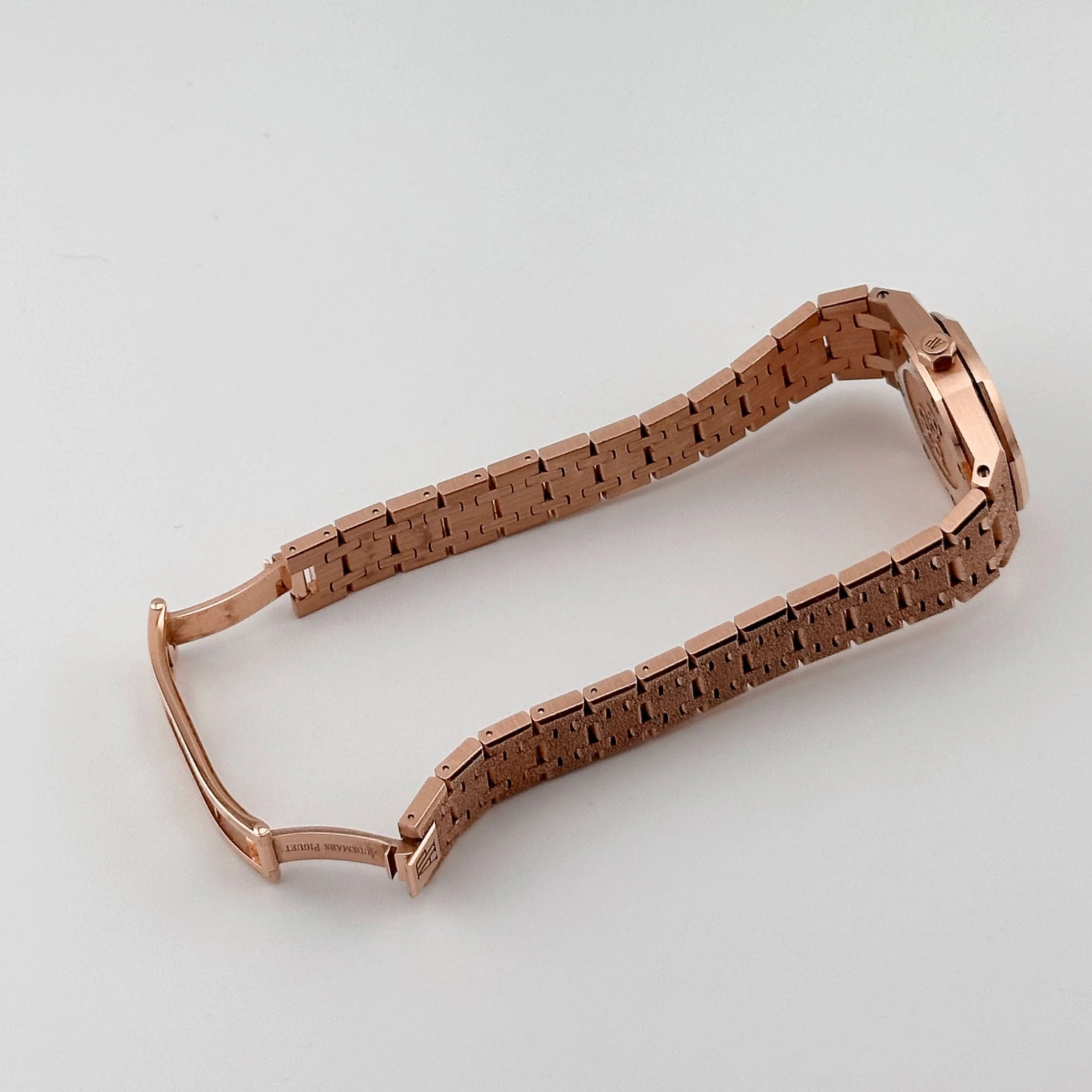 Audemars Piguet Royal Oak 67630OR.GG.1312OR.01 'Mini' Frosted Rose Gold Quartz (2025)