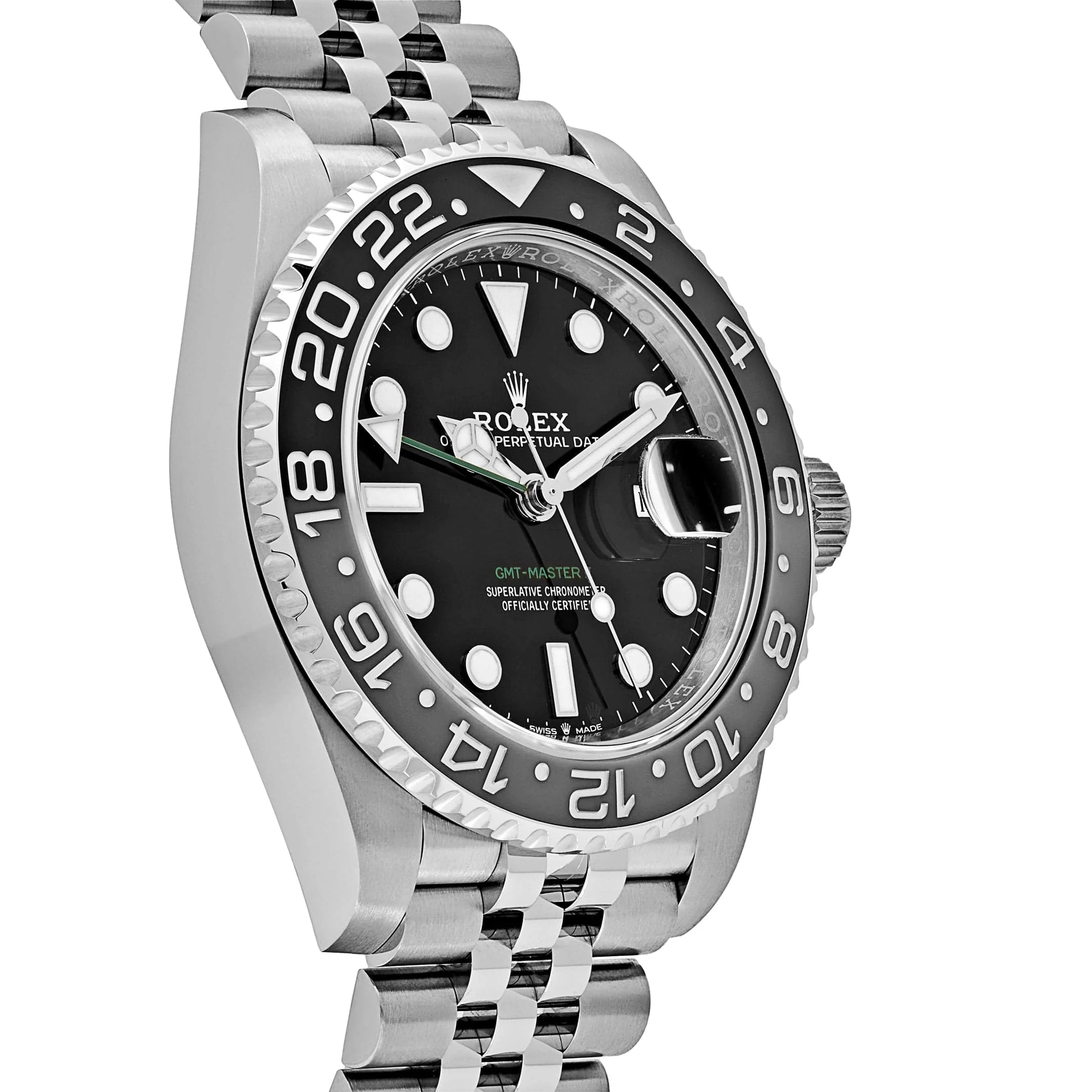 Rolex GMT-Master II 126710GRNR 'Bruce Wayne' Stainless Steel Black Dial Jubilee (2025)