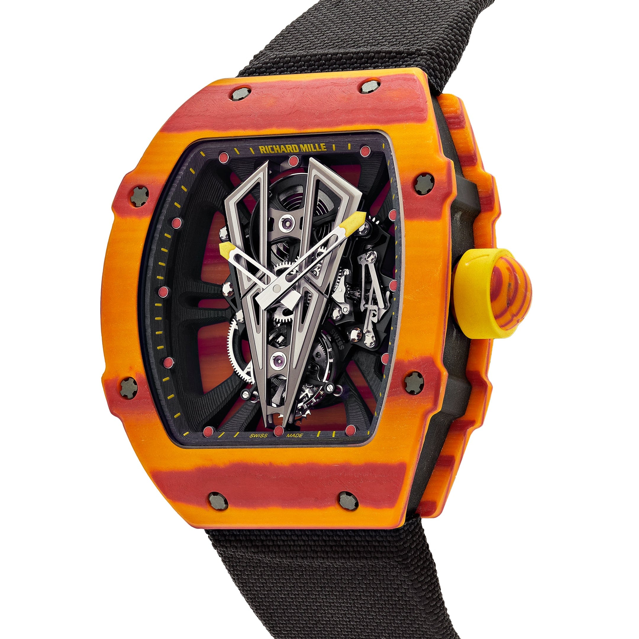 Richard Mille RM 27-03 Tourbillon Rafael Nadal Red Yellow Quartz TPT Limited Edition of 50