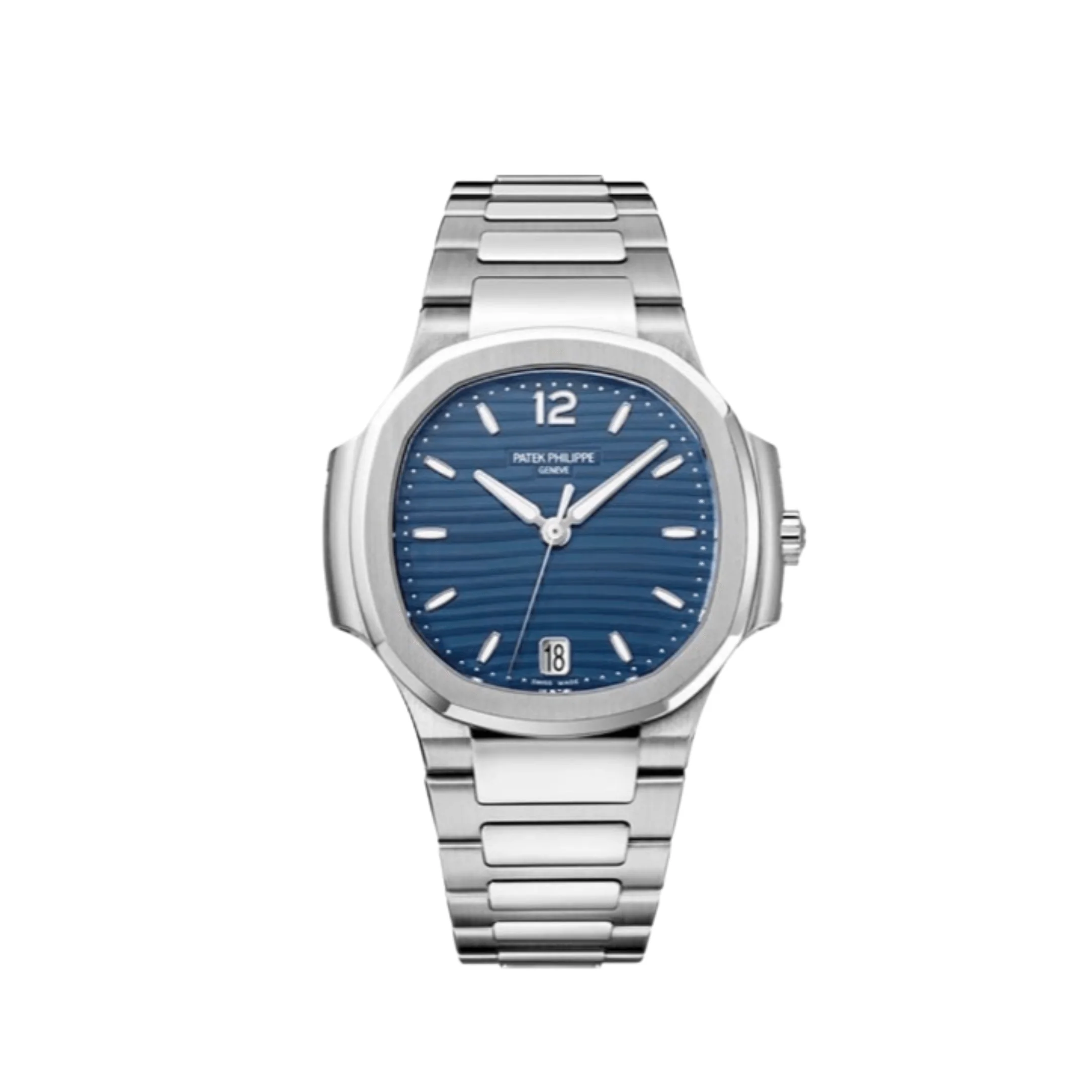 Patek Philippe Nautilus 7118/1A-001 'Ladies' Stainless Steel Blue Dial