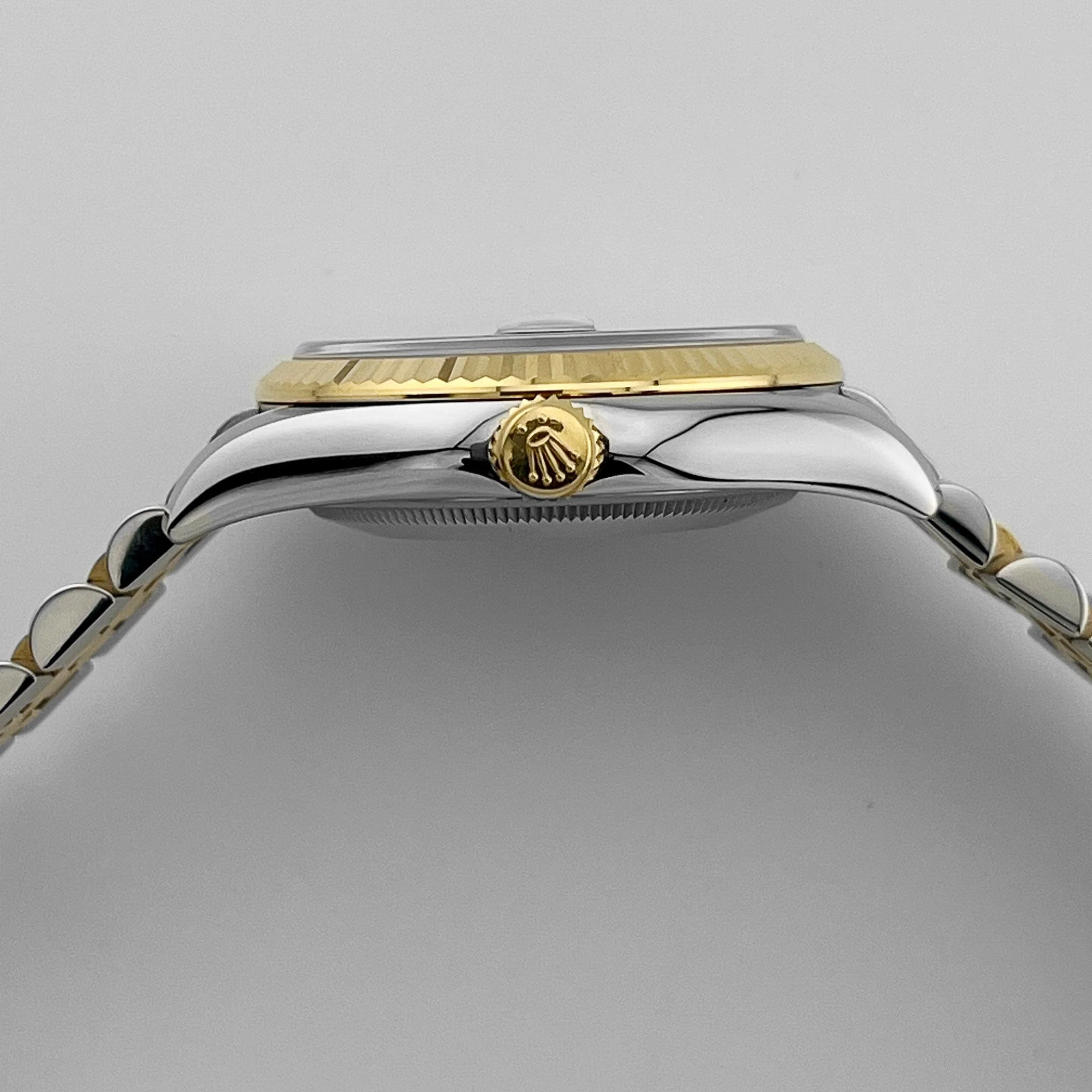 Rolex Datejust 36 116233 Yellow Gold Stainless Steel Black Diamond Dial Jubilee (2013)