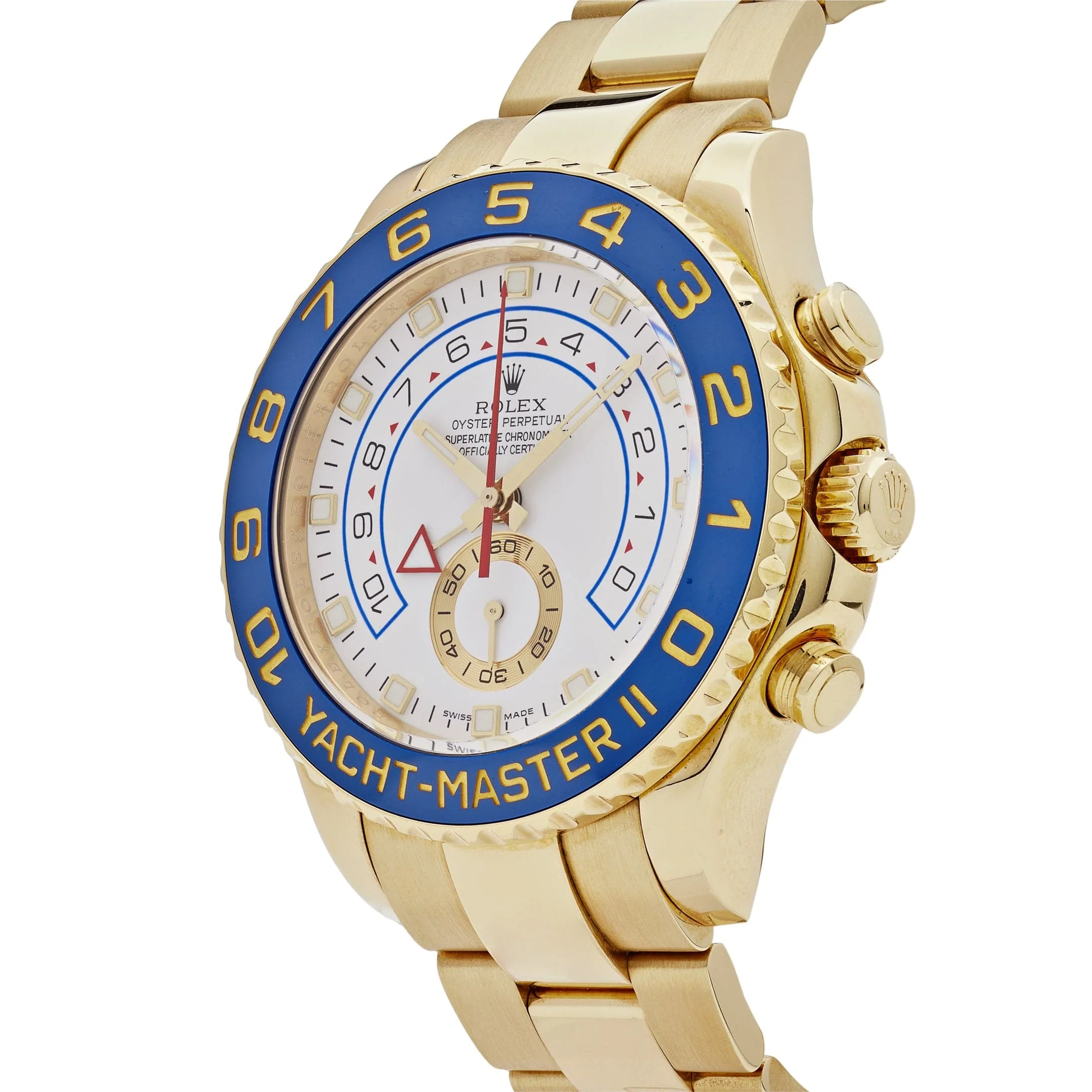 Rolex Yacht-Master II 116688 Yellow Gold White Dial
