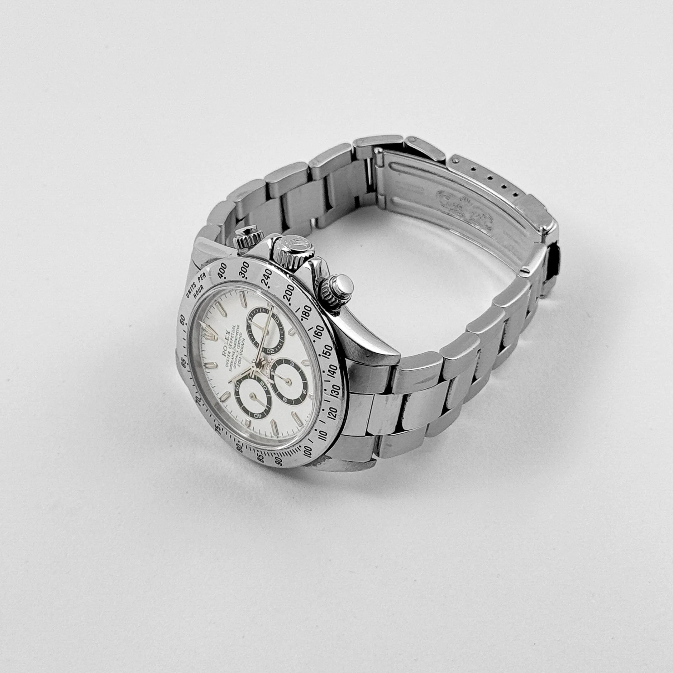 Rolex Daytona 16520 Stainless Steel White Dial Zenith Movement