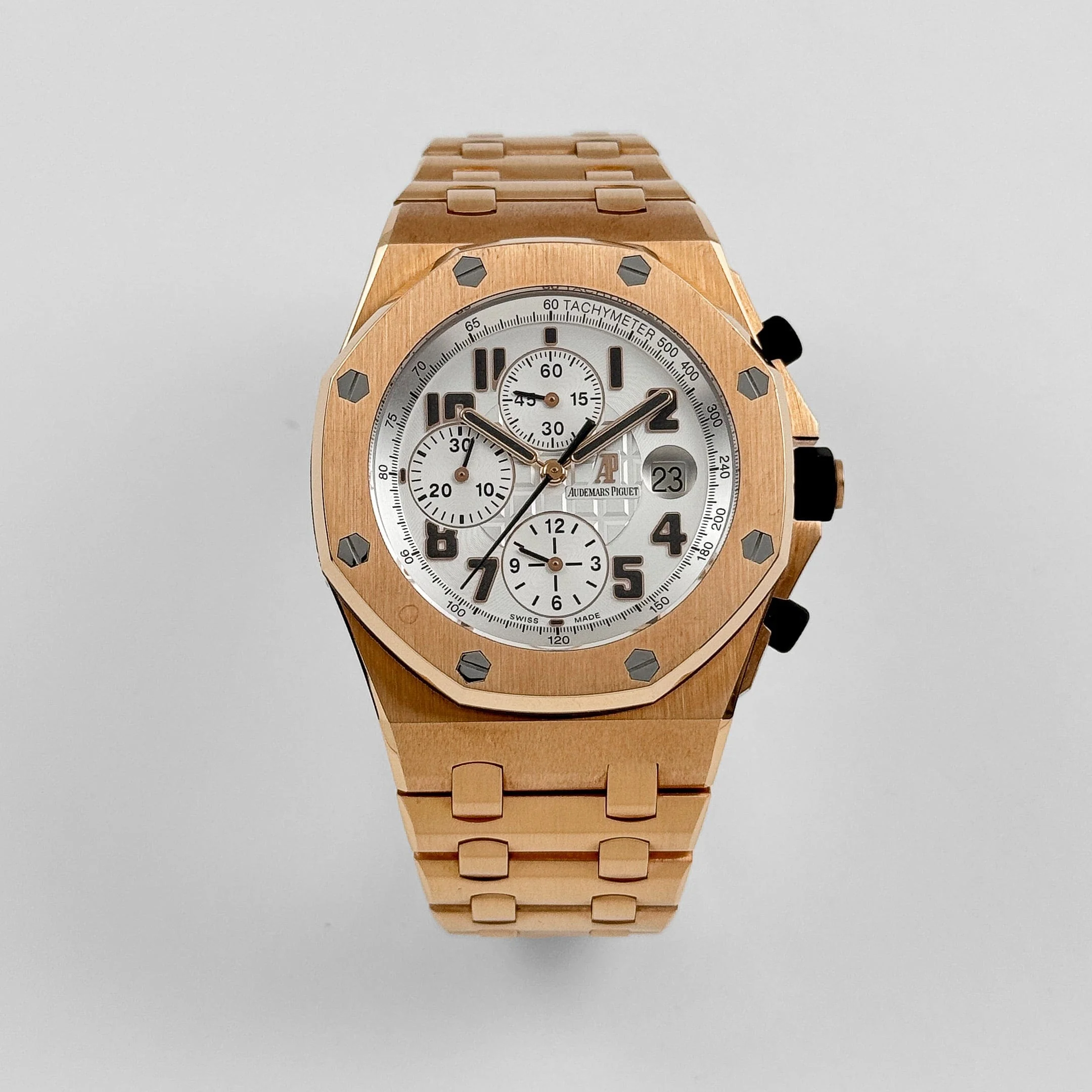 Audemars Piguet Royal Oak Offshore Chronograph 26170OR.OO.1000OR.01 Rose Gold White Dial (2012)