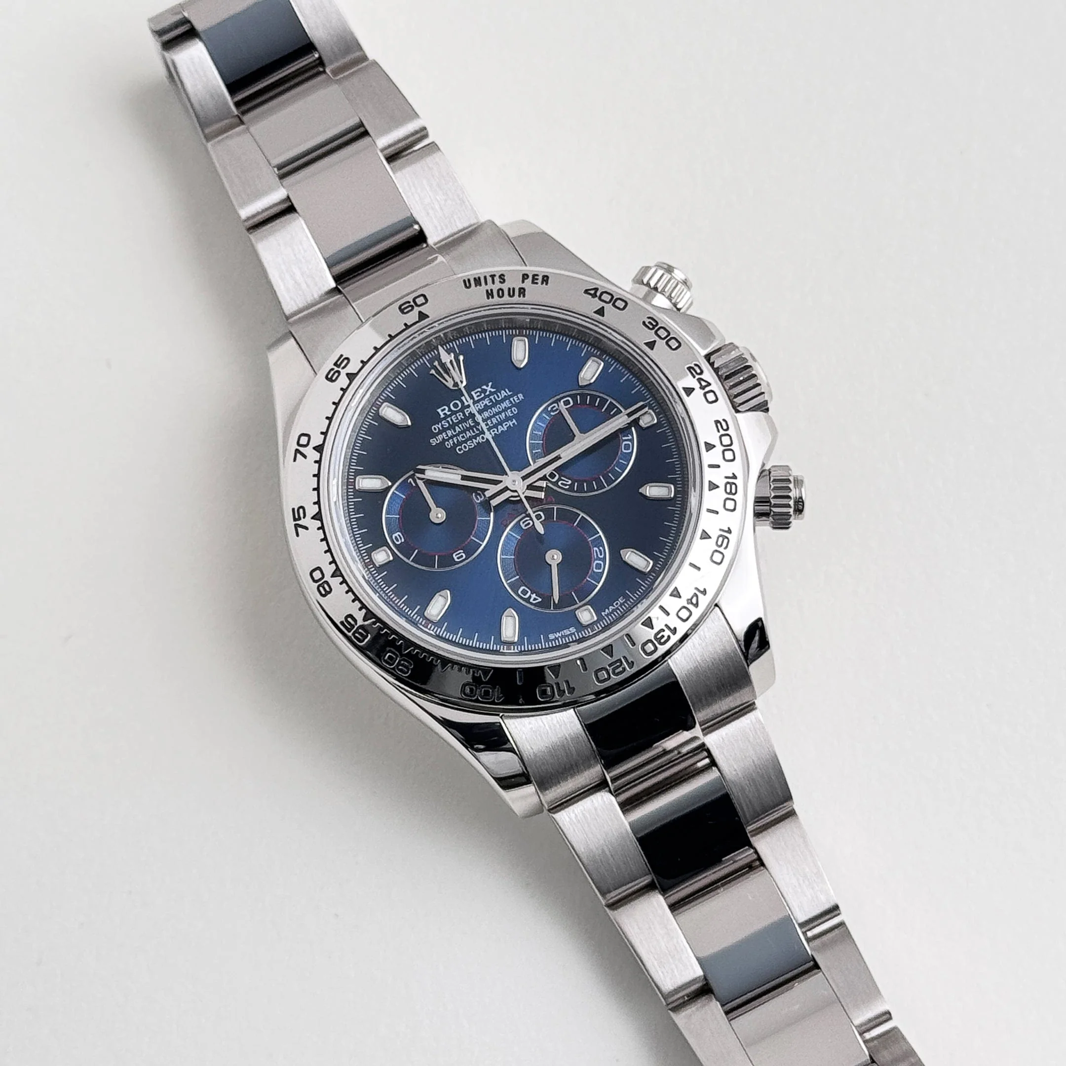 Rolex Daytona 116509 White Gold Blue Dial (2018)