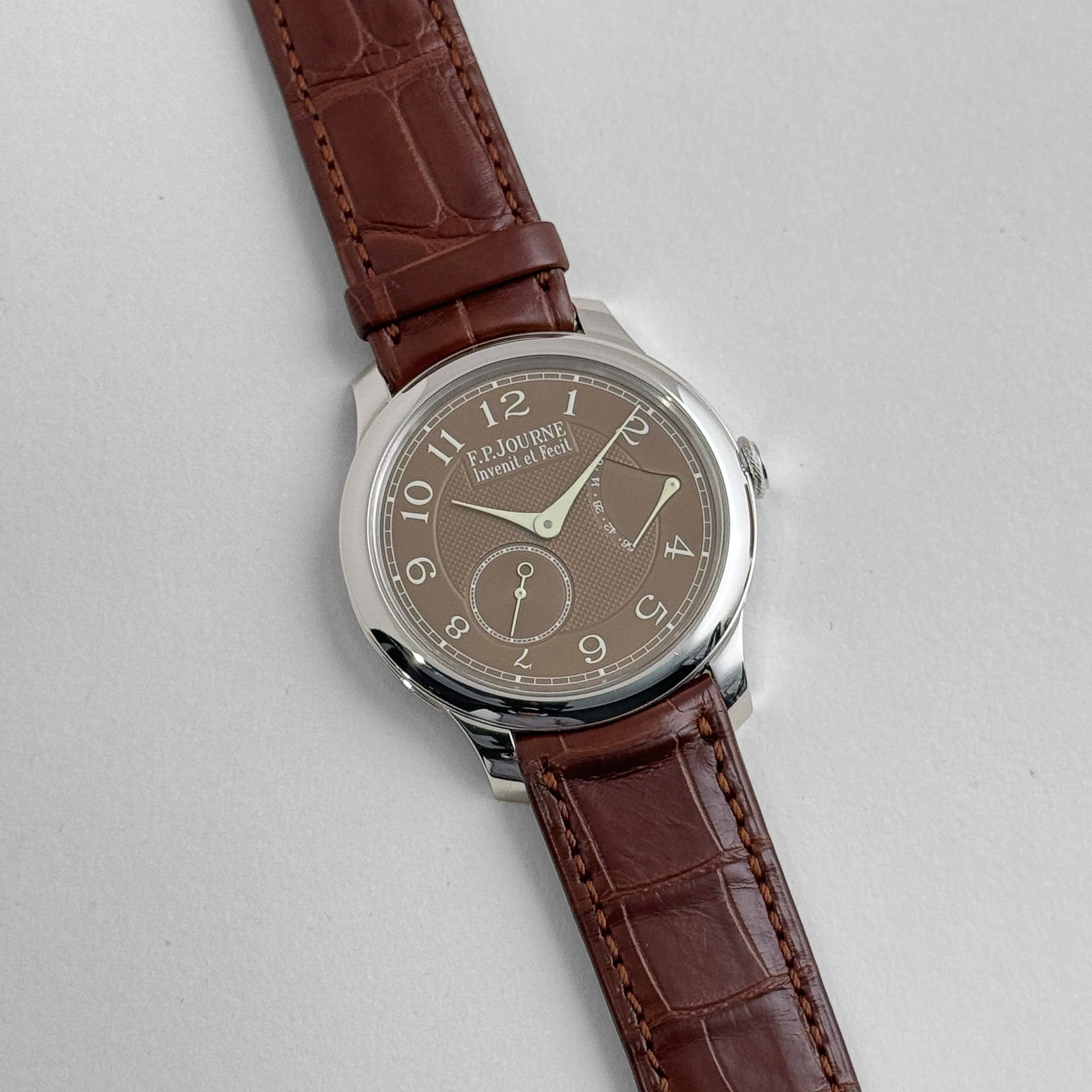 F.P.Journe Chronomètre Souverain Platinum 'Havana' Brown Dial