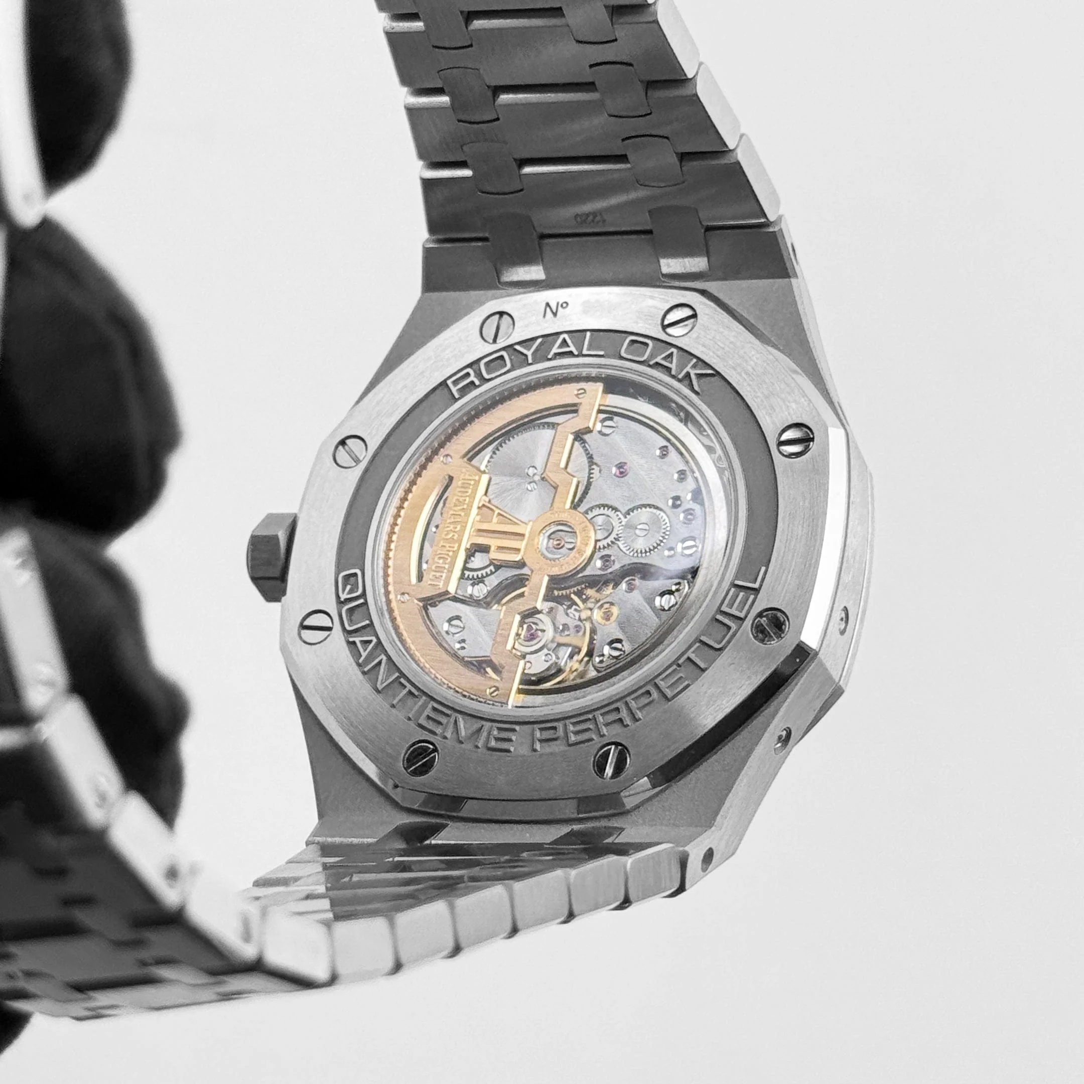 Audemars Piguet Royal Oak 26574ST.OO.1220ST.02 Perpetual Calendar Stainless Steel Dark Blue Dial (2019)