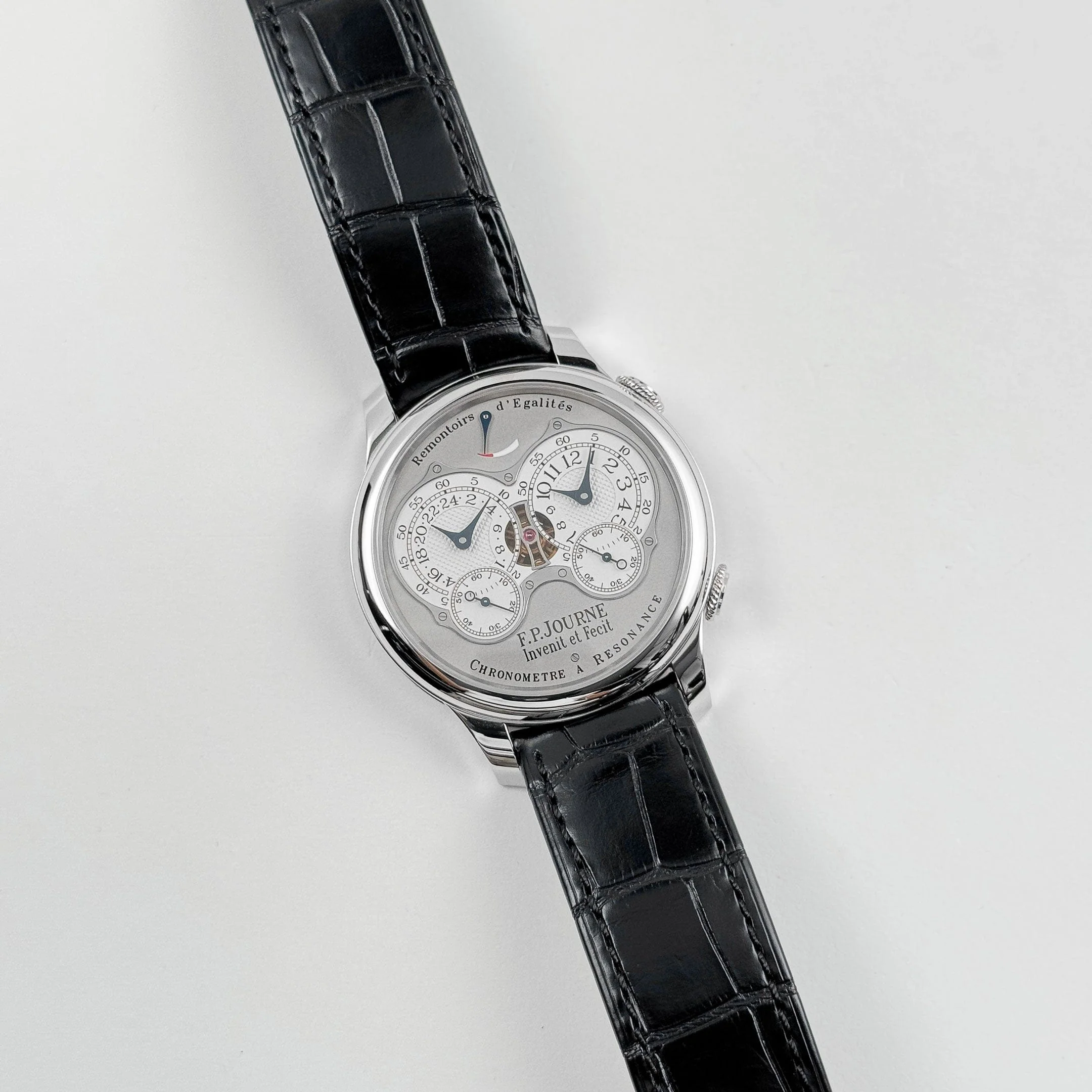 F.P.Journe Chronomètre À Résonance Ref. RQ Platinum Silver Dial