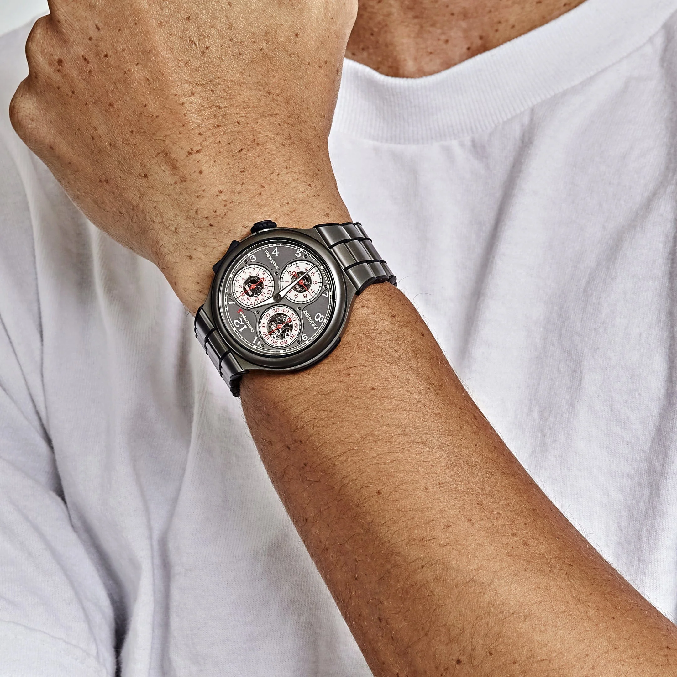 F.P.Journe Linesport Centigraphe Grey Dial Titanium