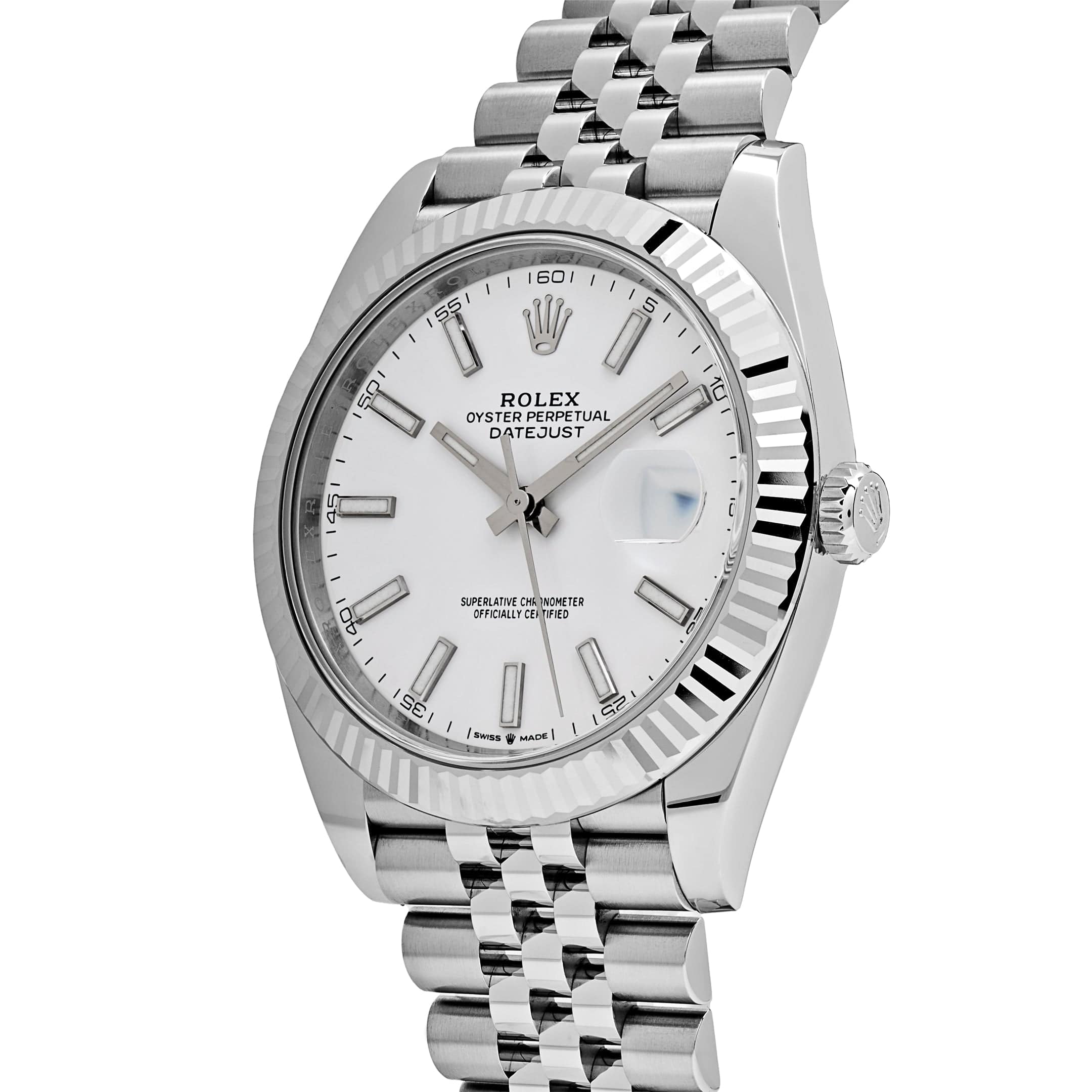 Rolex Datejust 41 126334 Stainless Steel White Dial Jubilee (2025)