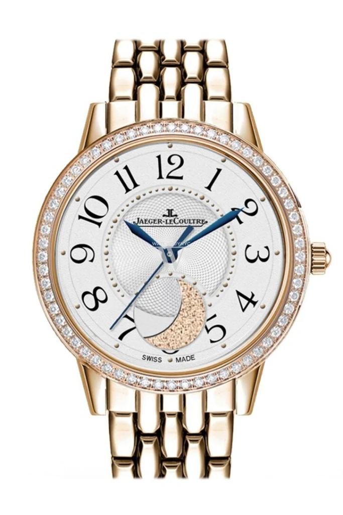 JAEGER JLC Rendez-Vous Rose Gold Silver Dial 3572120