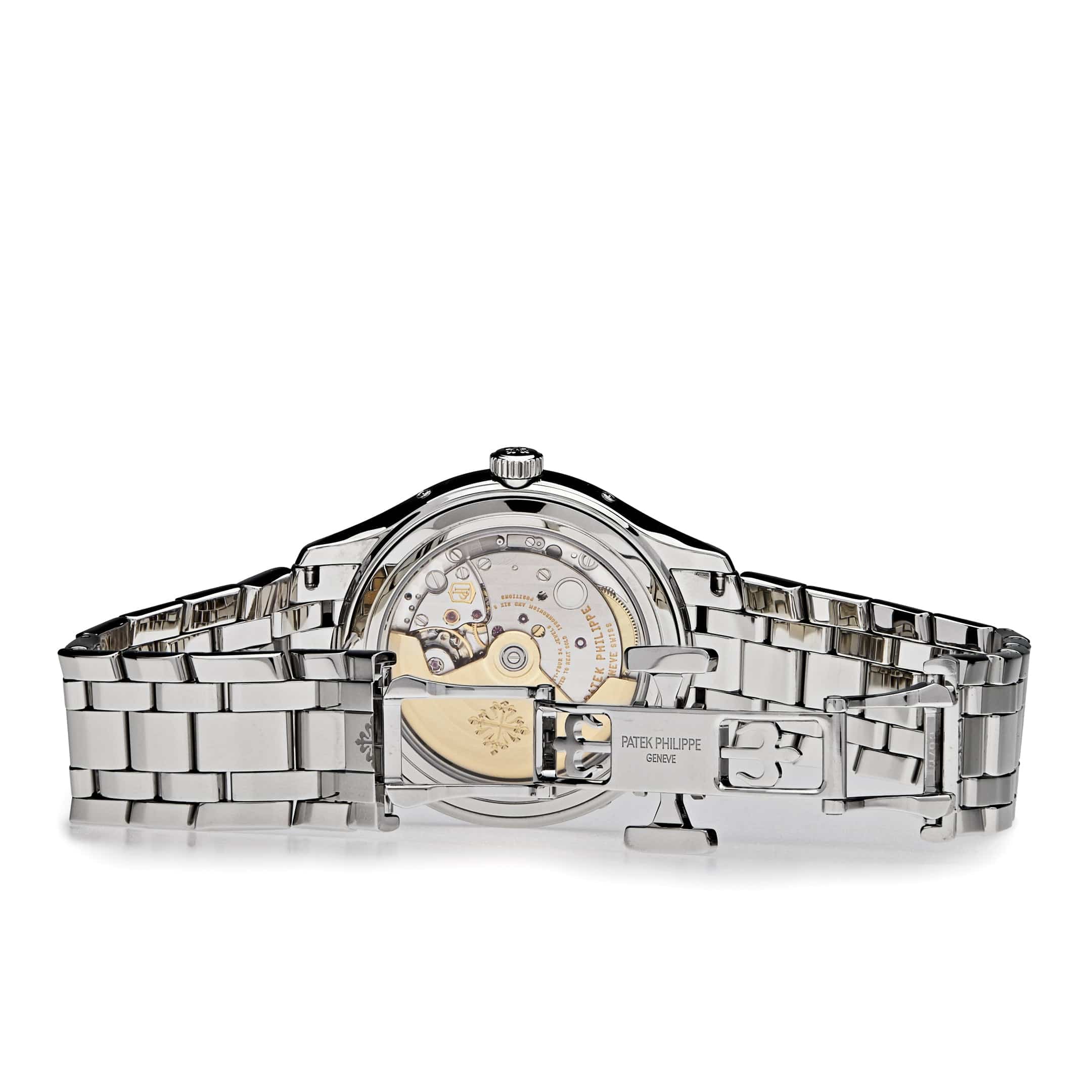 Patek Philippe Complications 4947/1A-001 Annual Calendar Moon Phases Stainless Steel Blue Dial