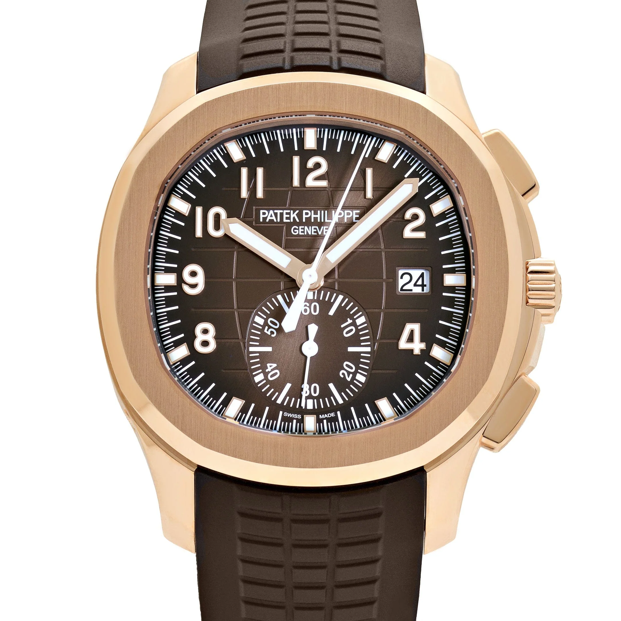 Patek Philippe Aquanaut 5968R-001 Chronograph Rose Gold Brown Dial (2025)