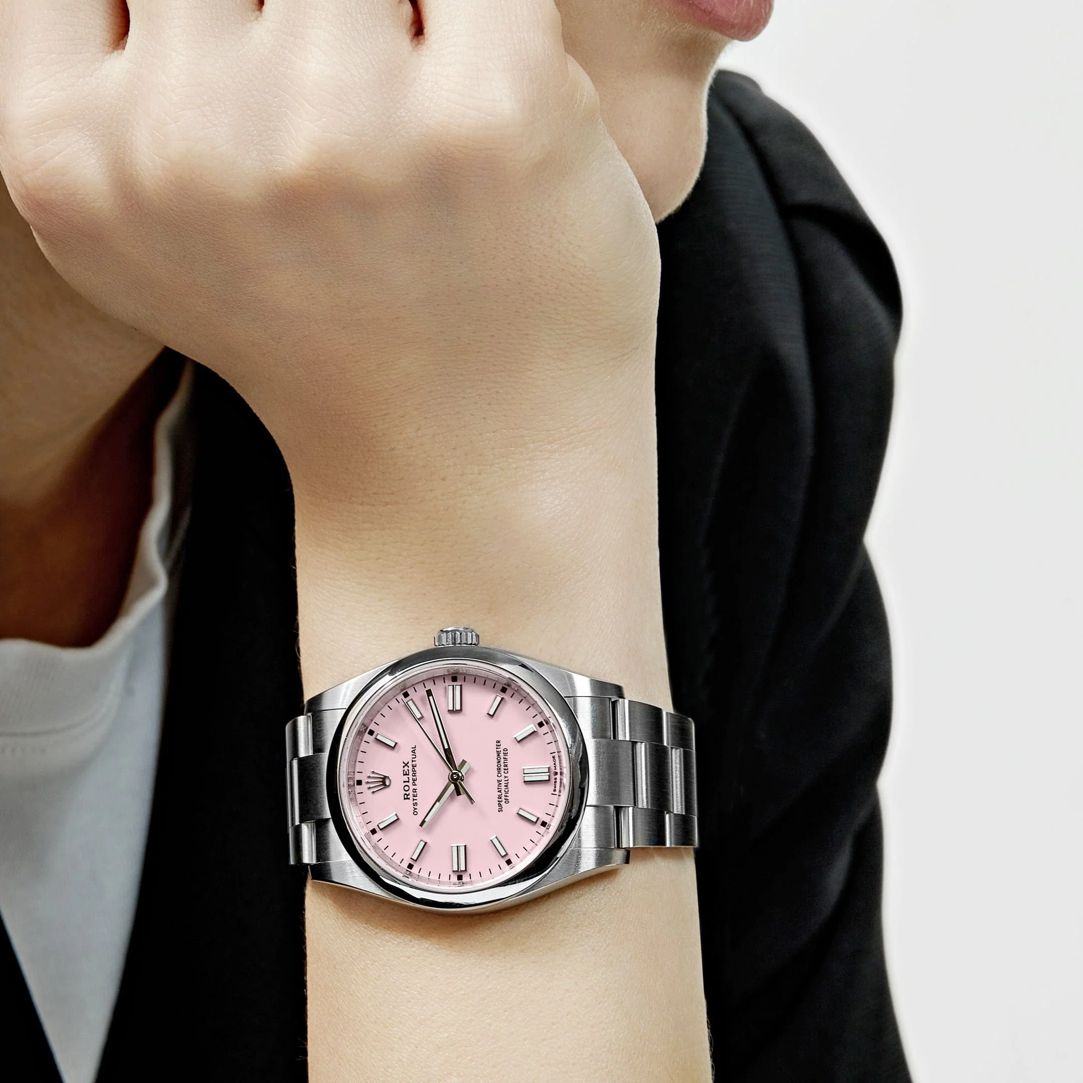 Rolex Oyster Perpetual 36 126000 Stainless Steel Candy Pink Dial (2024)