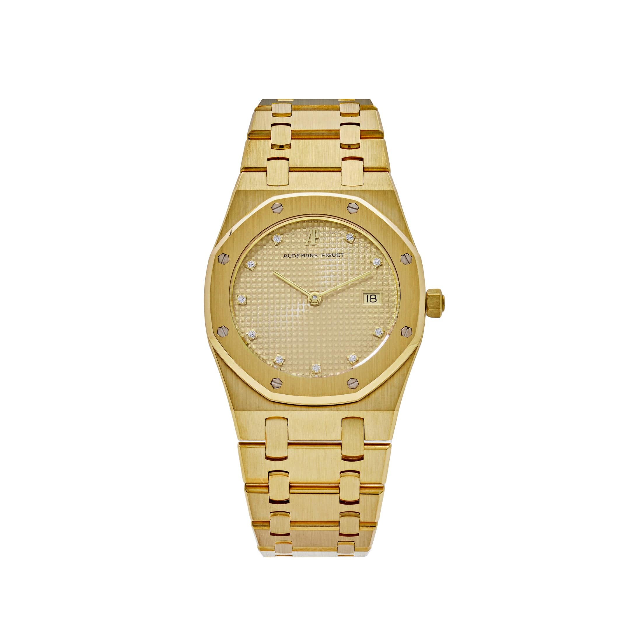 Audemars Piguet Royal Oak 56175BA Vintage Yellow Gold Champagne Dial