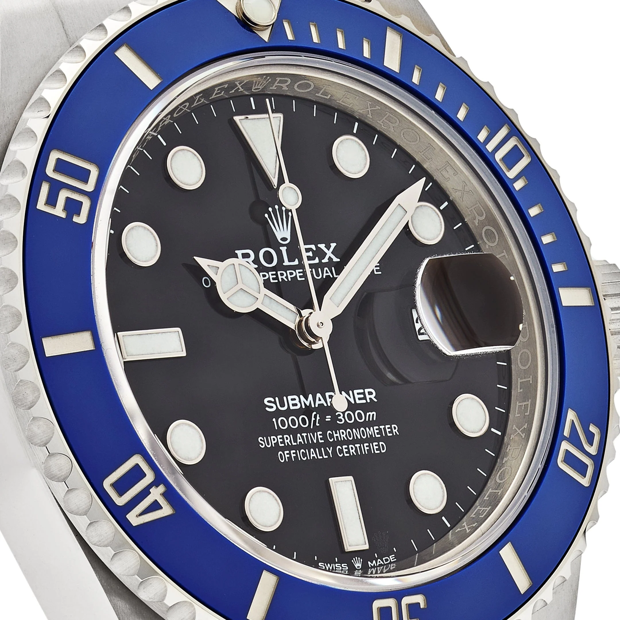 Rolex Submariner Date 126619LB 'Cookie Monster' White Gold Black Dial Blue Bezel (2025)
