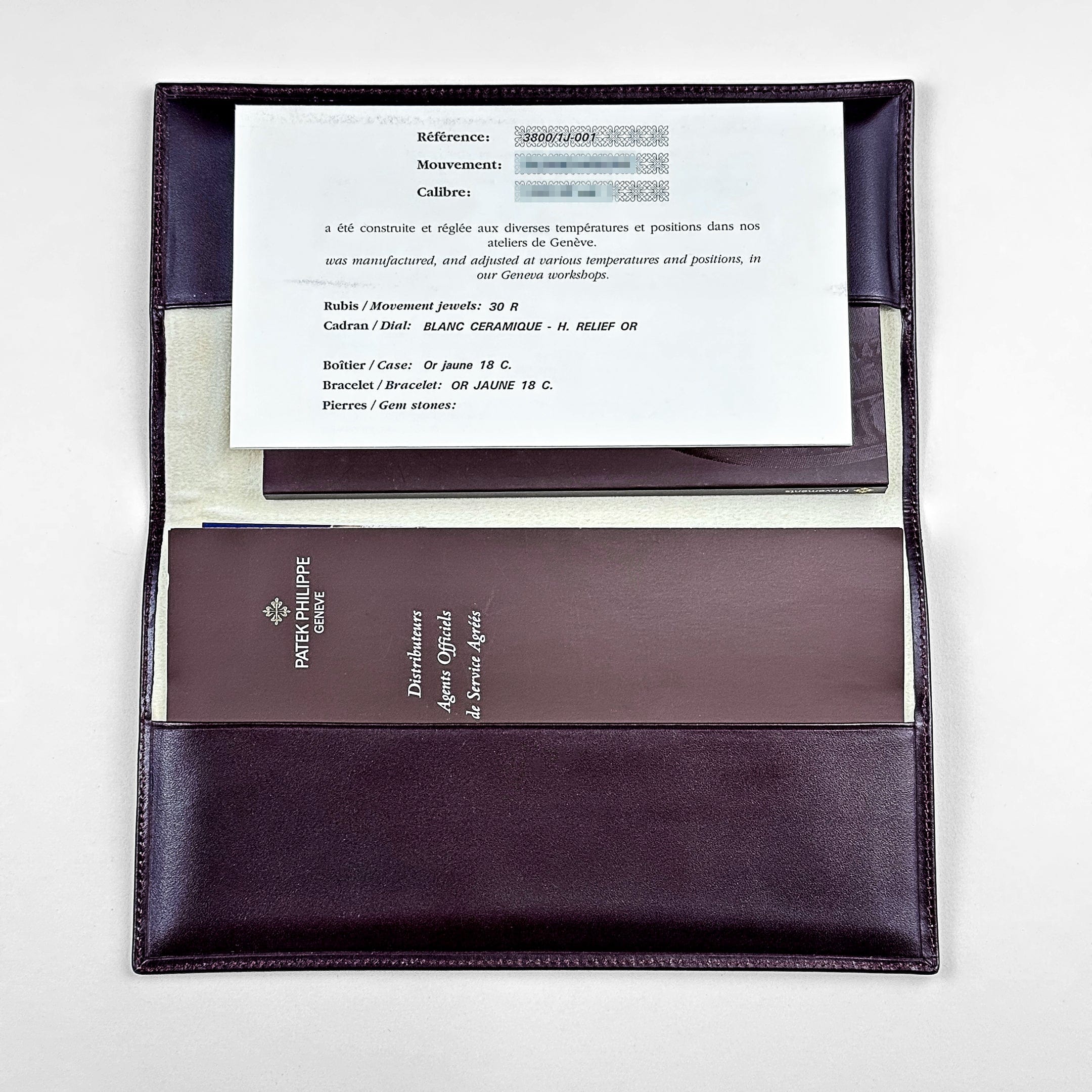 Patek Philippe Nautilus 3800/1J-001 Yellow Gold White Dial (2000)