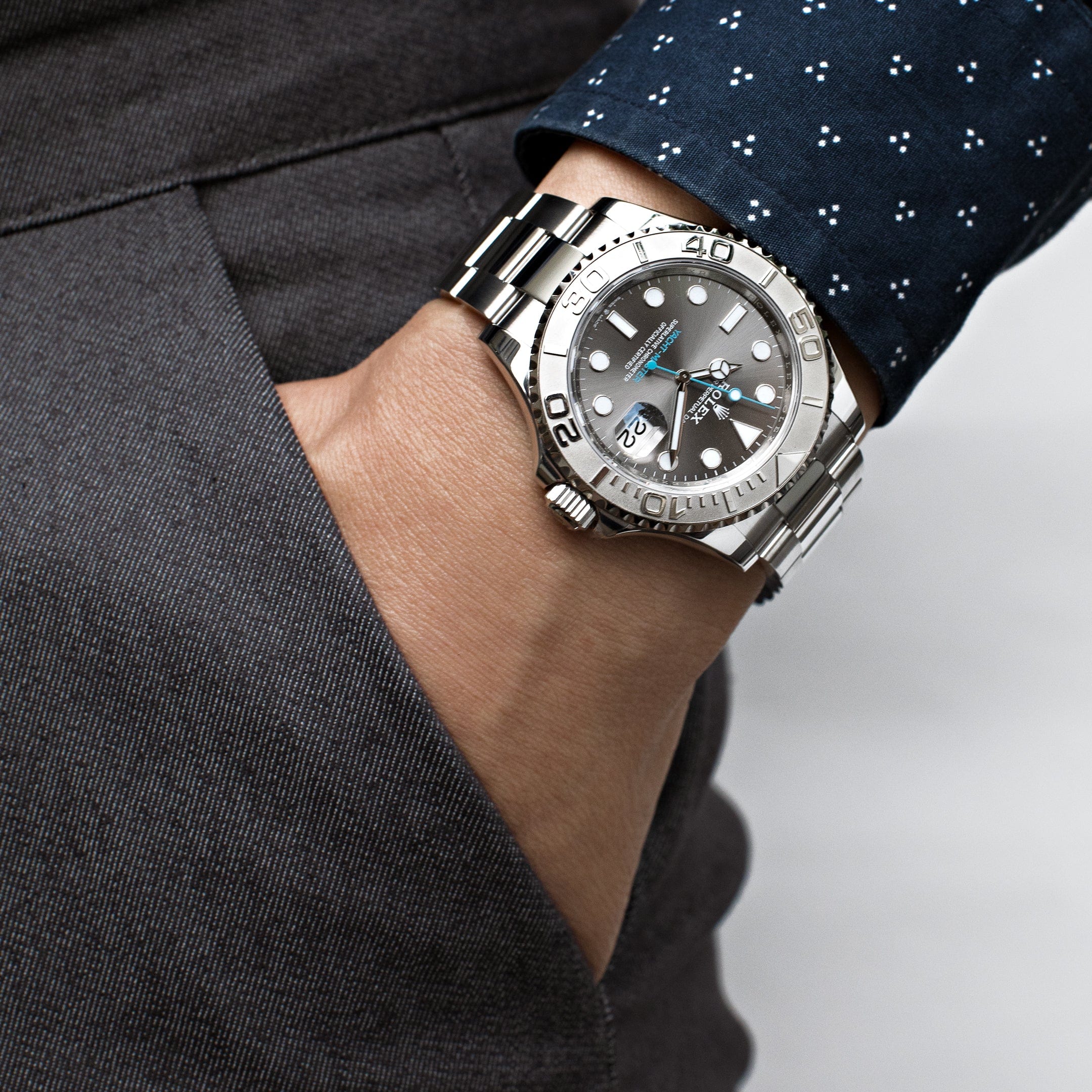 Rolex Yacht-Master 40 126622 Stainless Steel Rhodium Dial