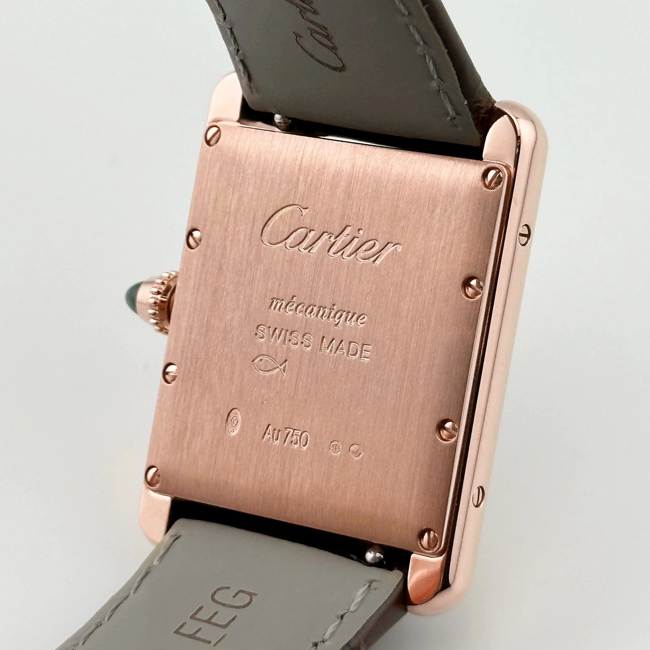 Cartier Tank Louis Large WGTA0011 Rose Gold Alligator (2024)