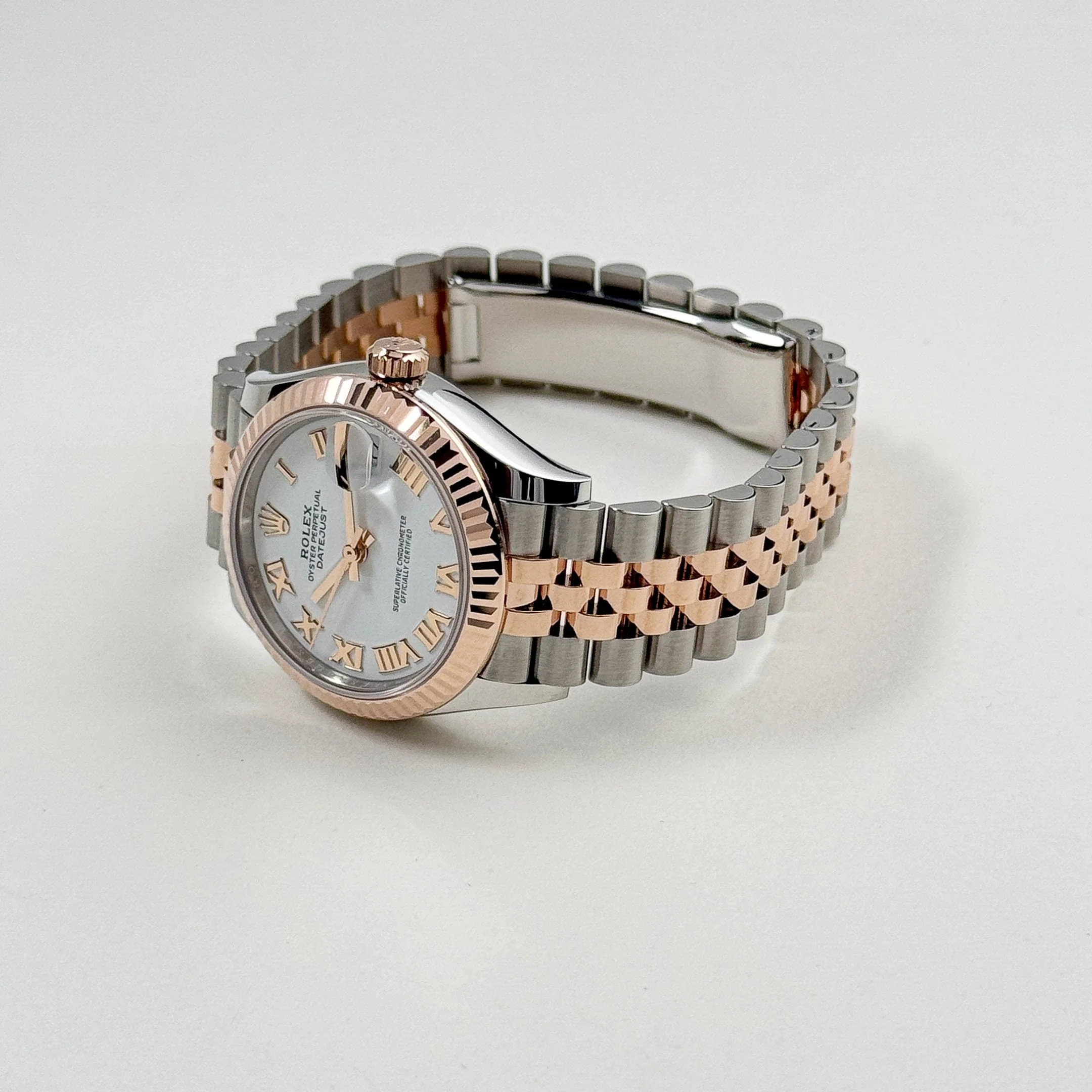 Rolex Datejust 31 278271 'Ladies' Stainless Steel Rose Gold White Roman Numerals Dial (2025)