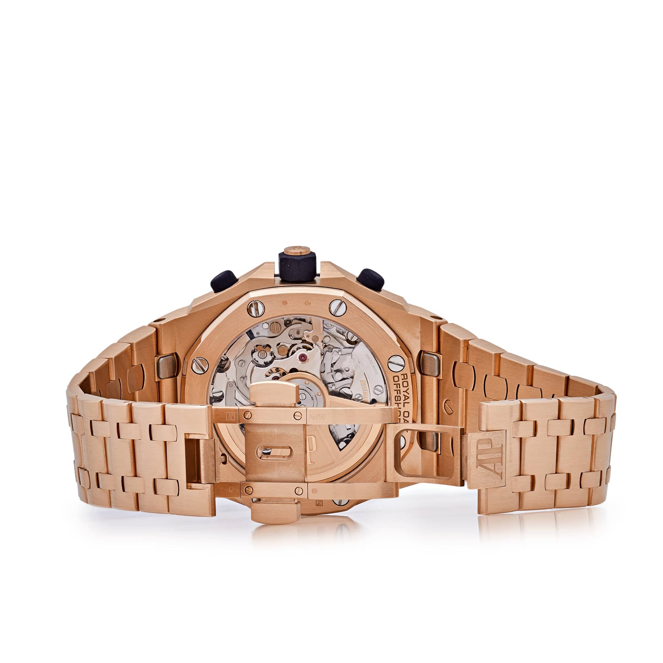 Audemars Piguet Royal Oak Offshore 26238OR.OO.2000OR.01 Chronograph 'Brick' Rose Gold Blue Dial (2024)