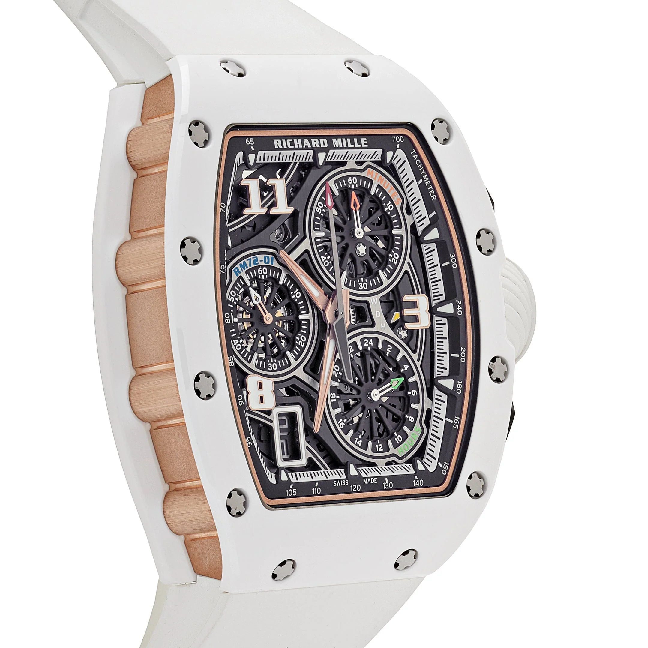 Richard Mille RM 72-01 Lifestyle In-House Chronograph White Ceramic