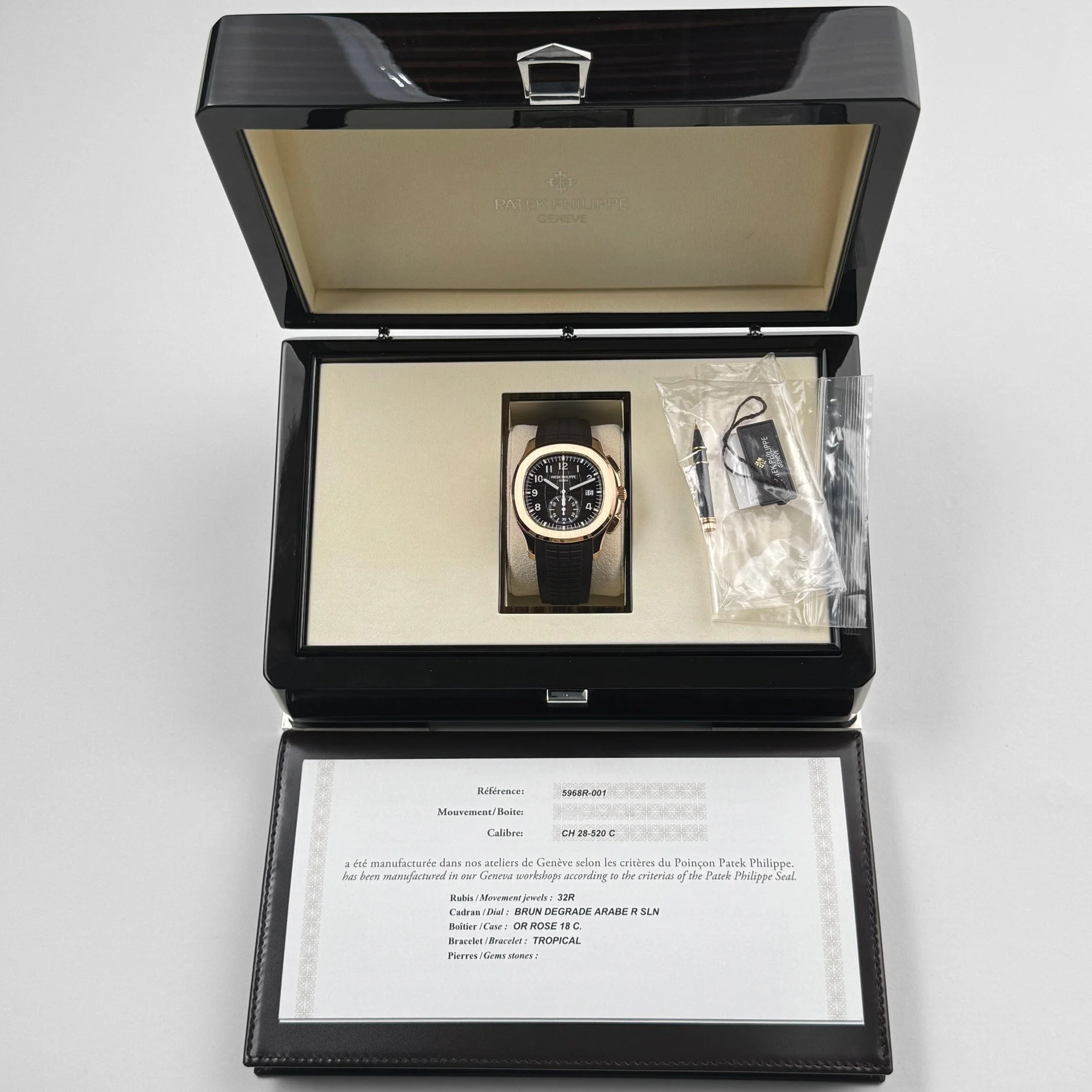 Patek Philippe Aquanaut 5968R-001 Chronograph Rose Gold Brown Dial (2023)