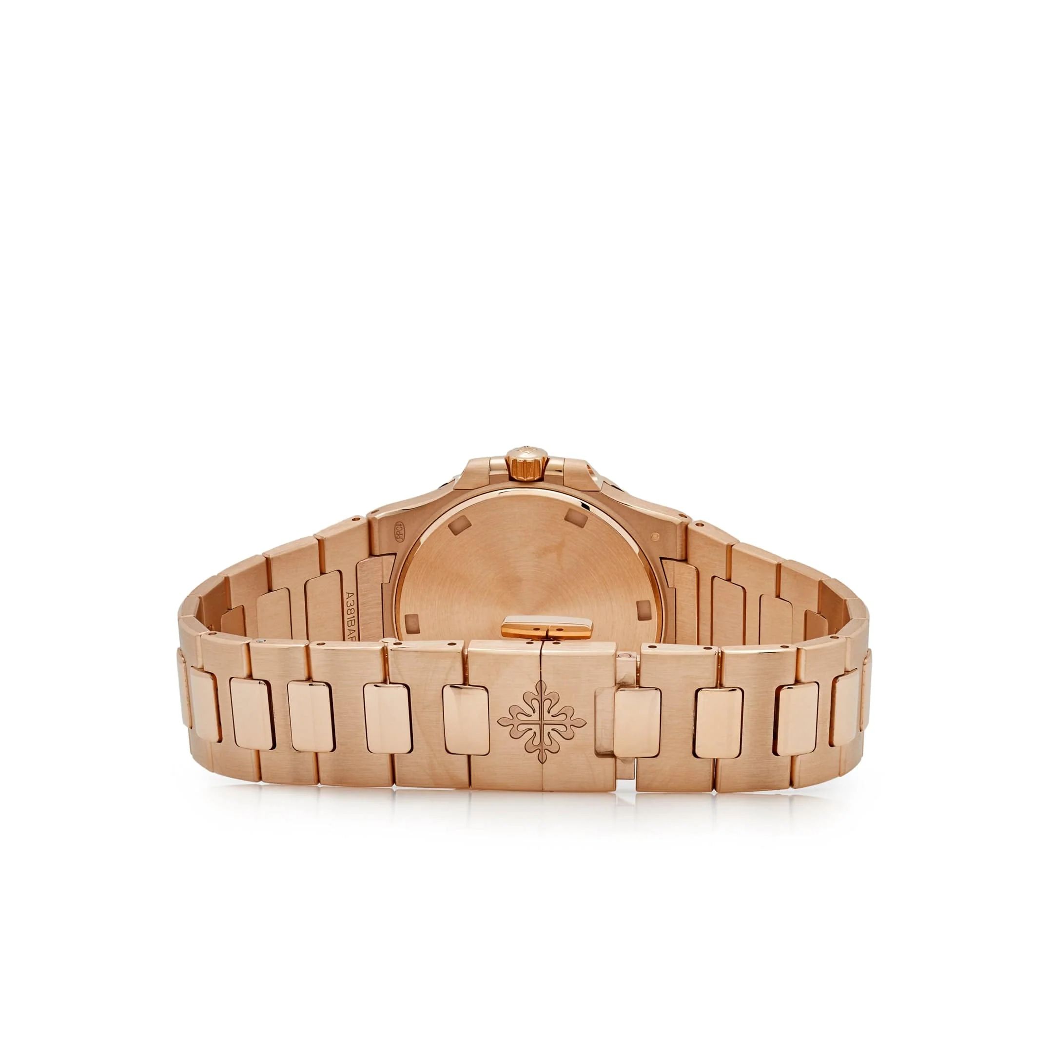 Patek Philippe Nautilus 7010/1R-013 'Ladies' Quartz Rose Gold Purple Diamond Bezel