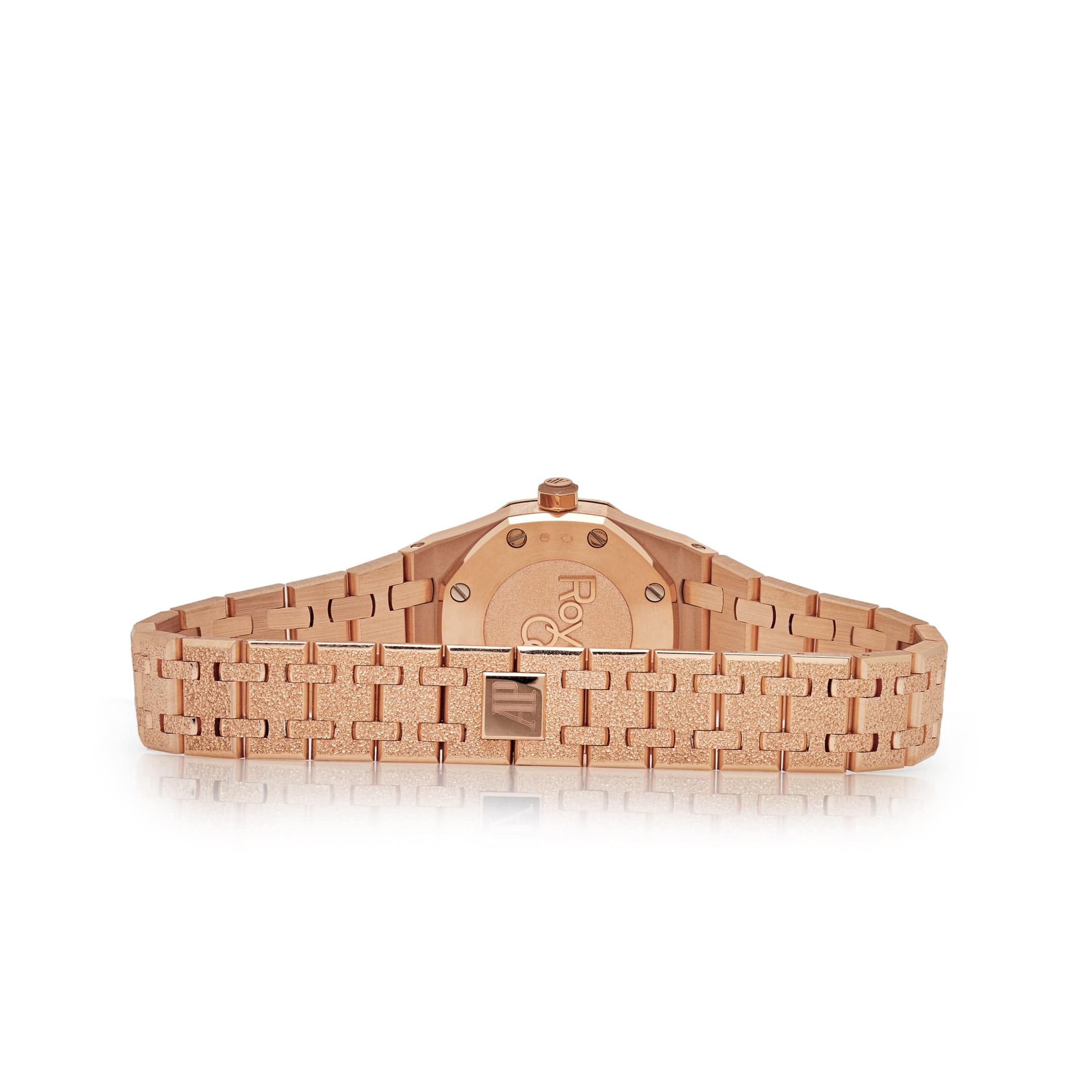 Audemars Piguet Royal Oak 67630OR.GG.1312OR.01 'Mini' Frosted Rose Gold Quartz (2025)