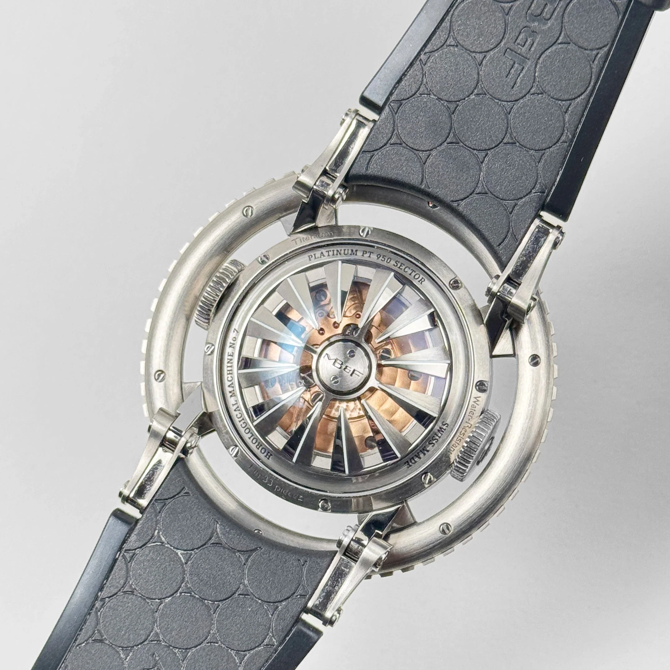 MB&F Horological Machine 70.TSL.B Aquapod HM7 'Jellyfish' Titanium Blue Limited Edition