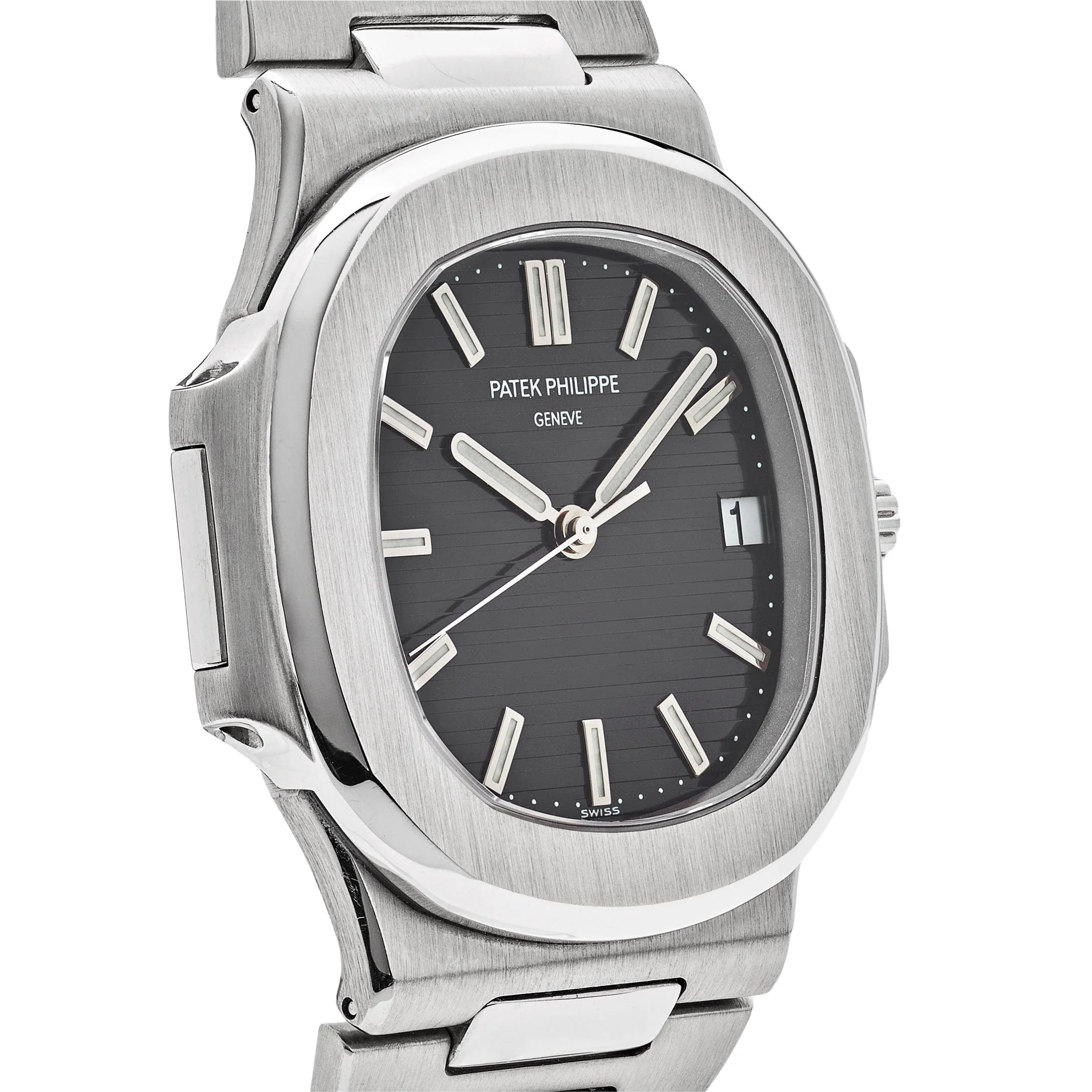 Patek Philippe Nautilus 3711/1G-001 White Gold Black Dial
