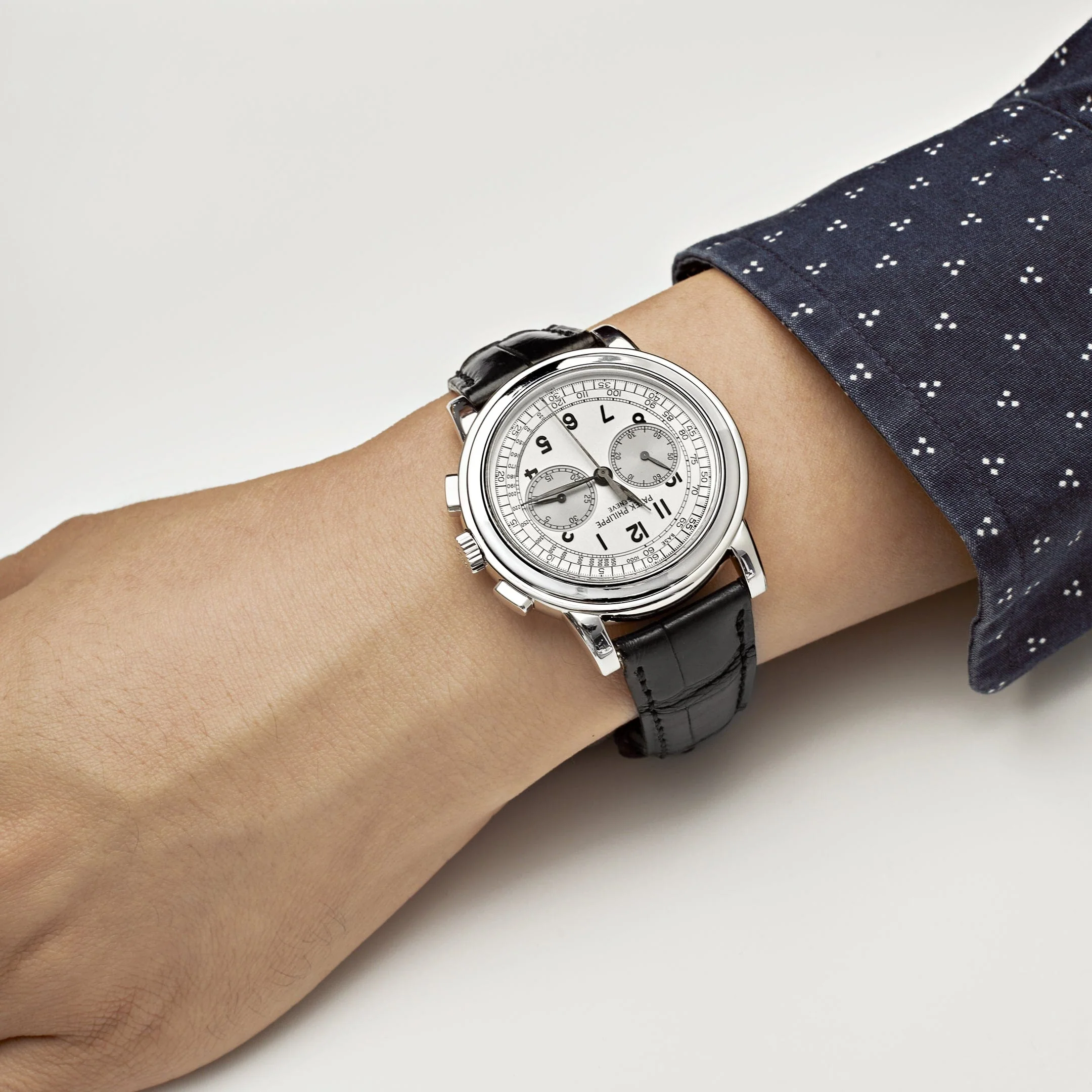 Patek Philippe Complications 5070G-001 Chronograph White Gold Silver Dial (2005)