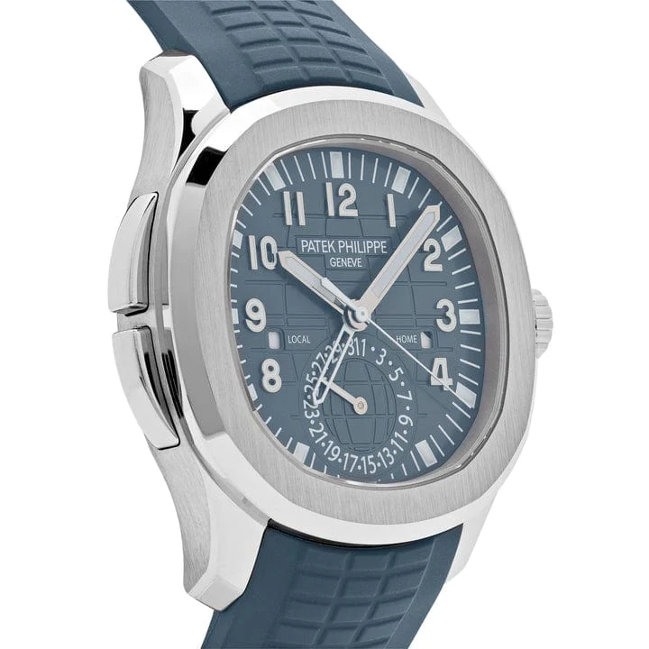 Patek Philippe Aquanaut 5164G-001 'Travel Time' White Gold Blue-Gray Dial (2025)
