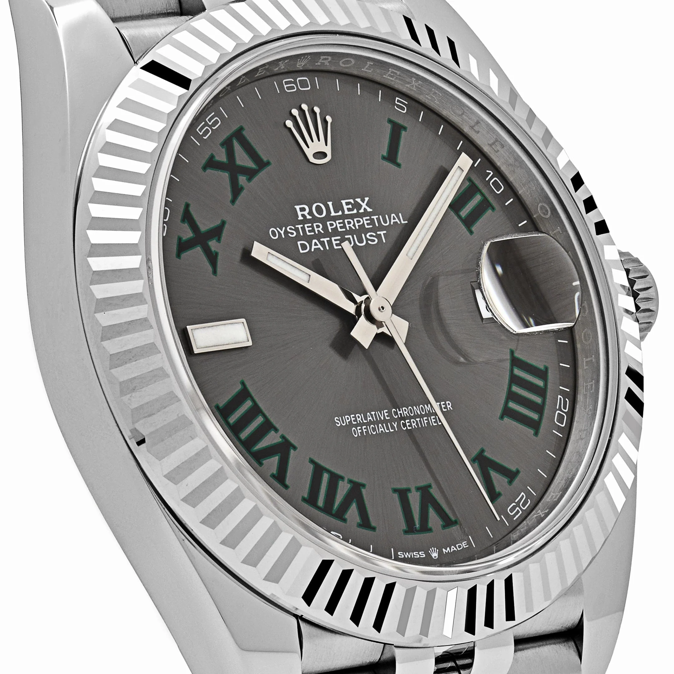 Rolex Datejust 41 126334 'Wimbledon' Stainless Steel Slate Dial Jubilee (2025)