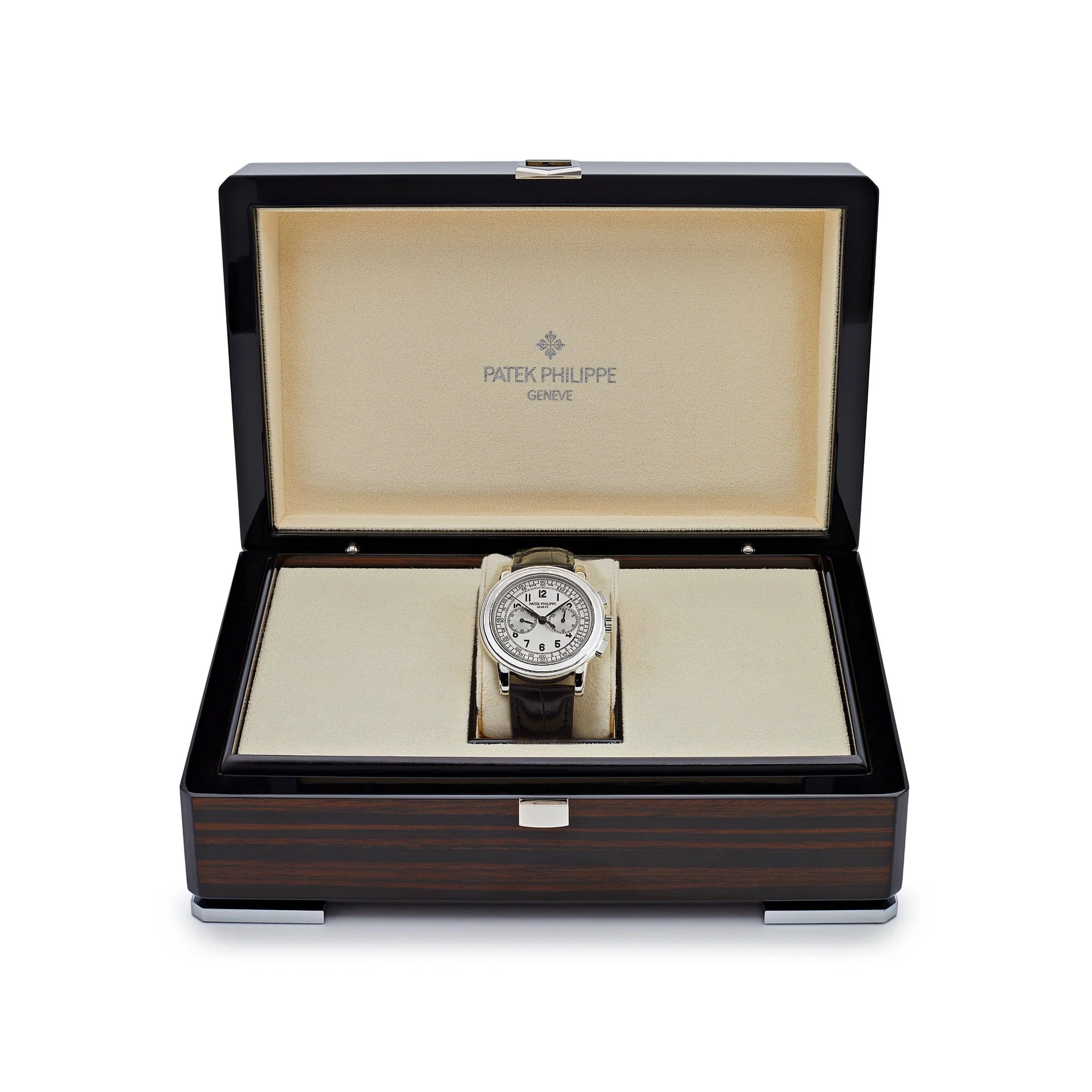 Patek Philippe Complications 5070G-001 Chronograph White Gold Silver Dial (2005)