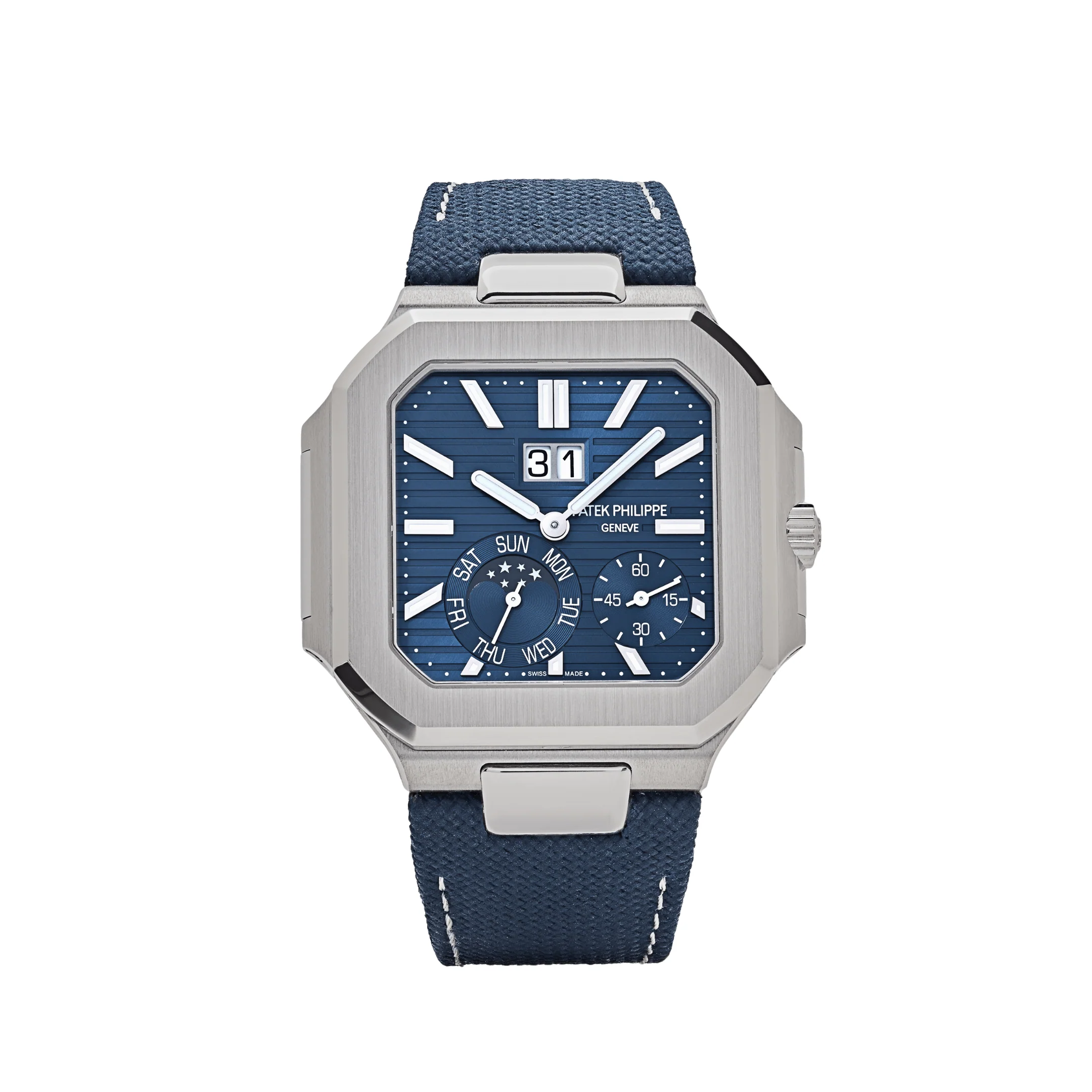 Patek Philippe Cubitus 5822P-001 Platinum Blue Dial Moon Phase (2025)