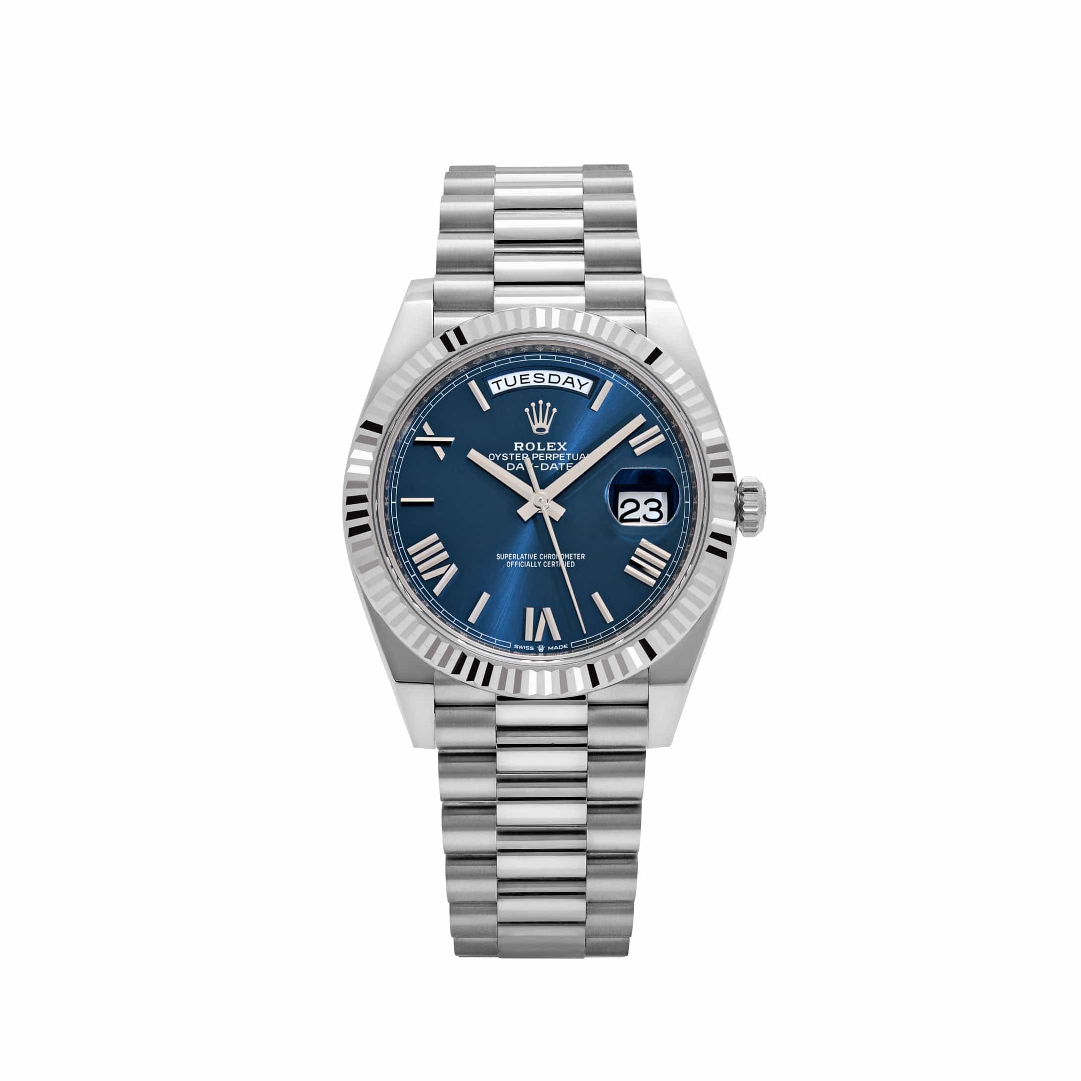 Rolex Day-Date 40 228239 White Gold Blue Dial (2023)
