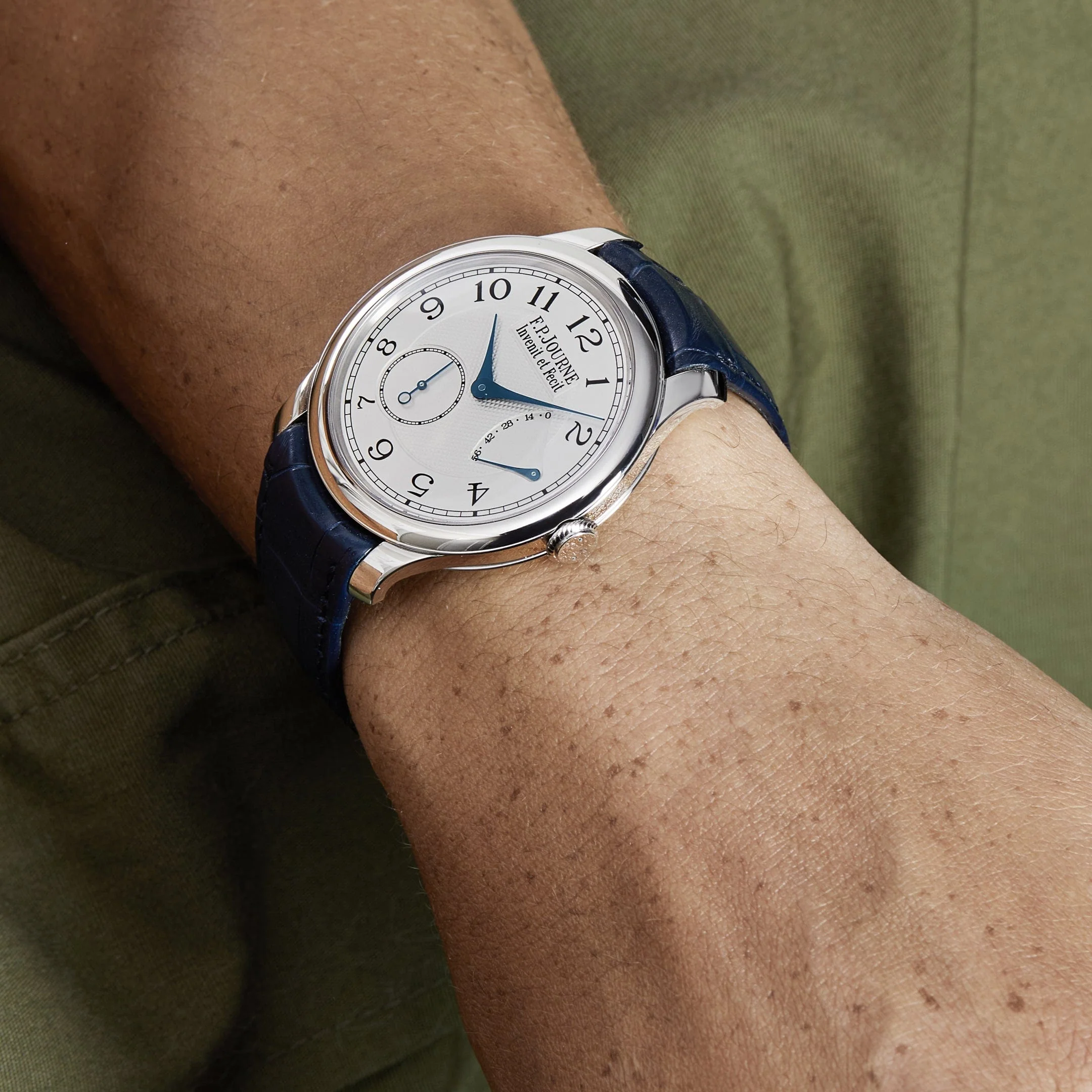 F.P.Journe Chronomètre Souverain Classique Edition Platinum  Silver Dial