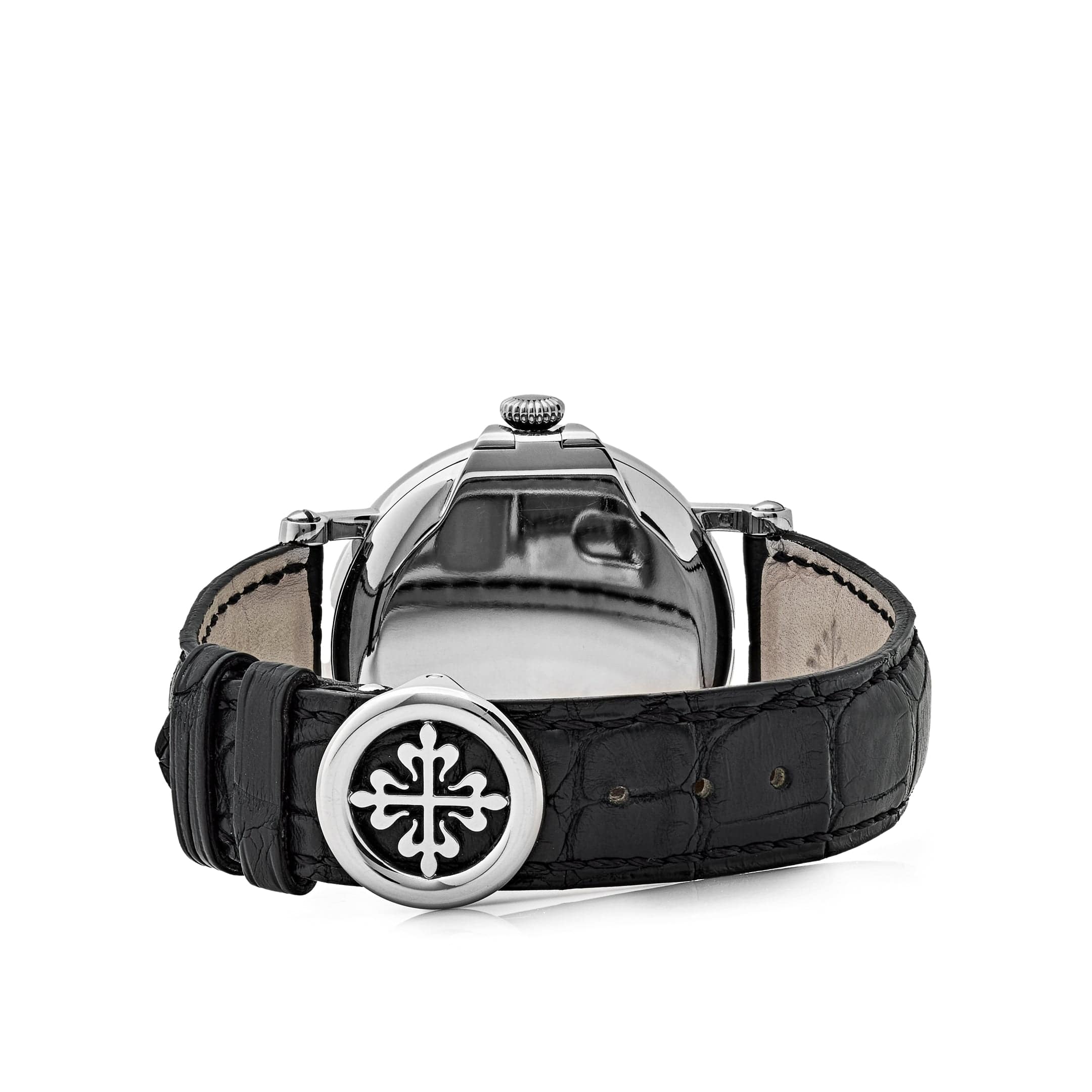 Patek Philippe Calatrava 5153G-001 Date White Gold Black Dial