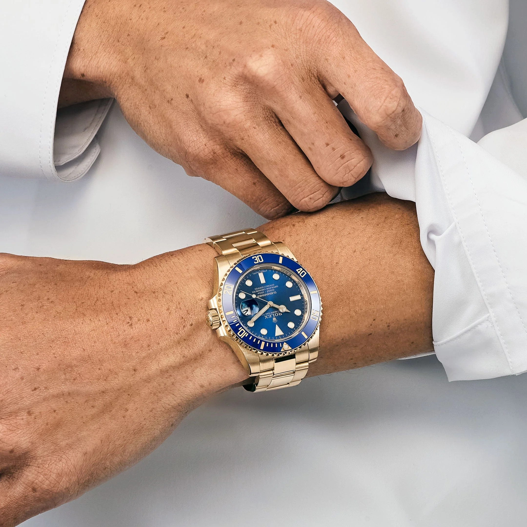 Rolex Submariner Date 116618LB Yellow Gold Blue Dial