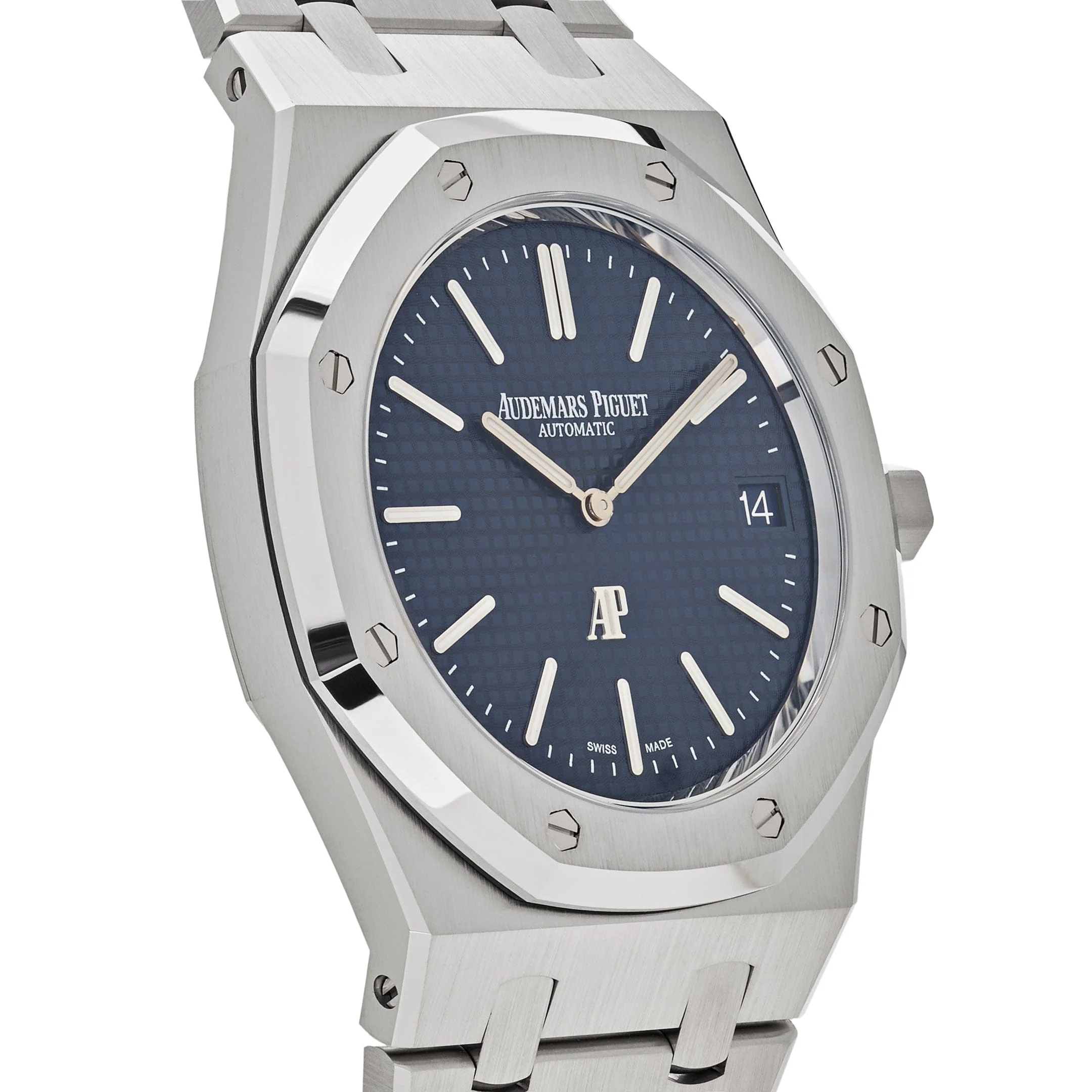 Audemars Piguet Royal Oak 16202ST.OO.1240ST.02 'Jumbo' Extra-Thin Stainless Steel Blue Dial (2025)