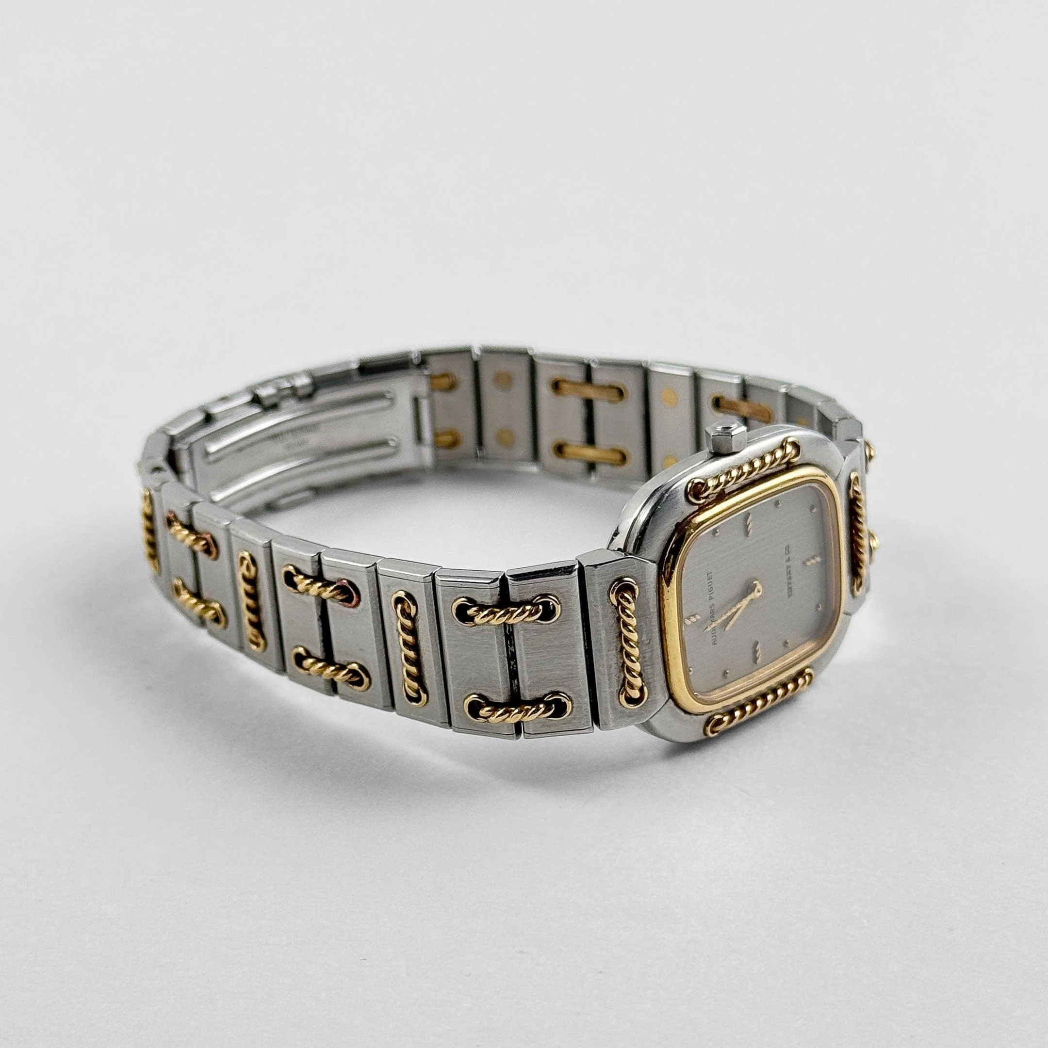 Audemars Piguet Lady Rope SA 6050.592 Stainless Steel Yellow Gold Gray Tiffany & Co. Dial Quartz