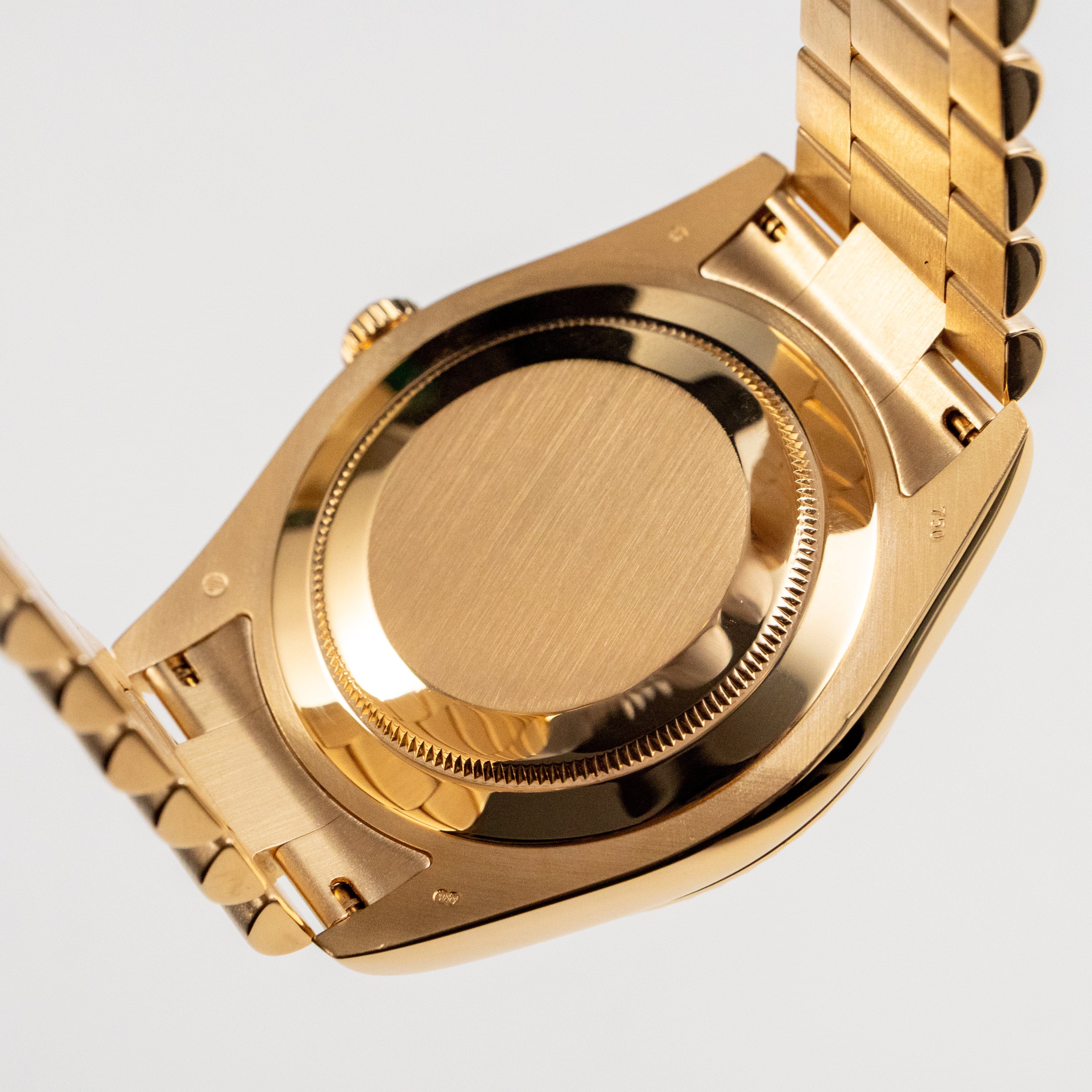 Rolex Day-Date II 218238 Yellow Gold Champagne Diamond Dial