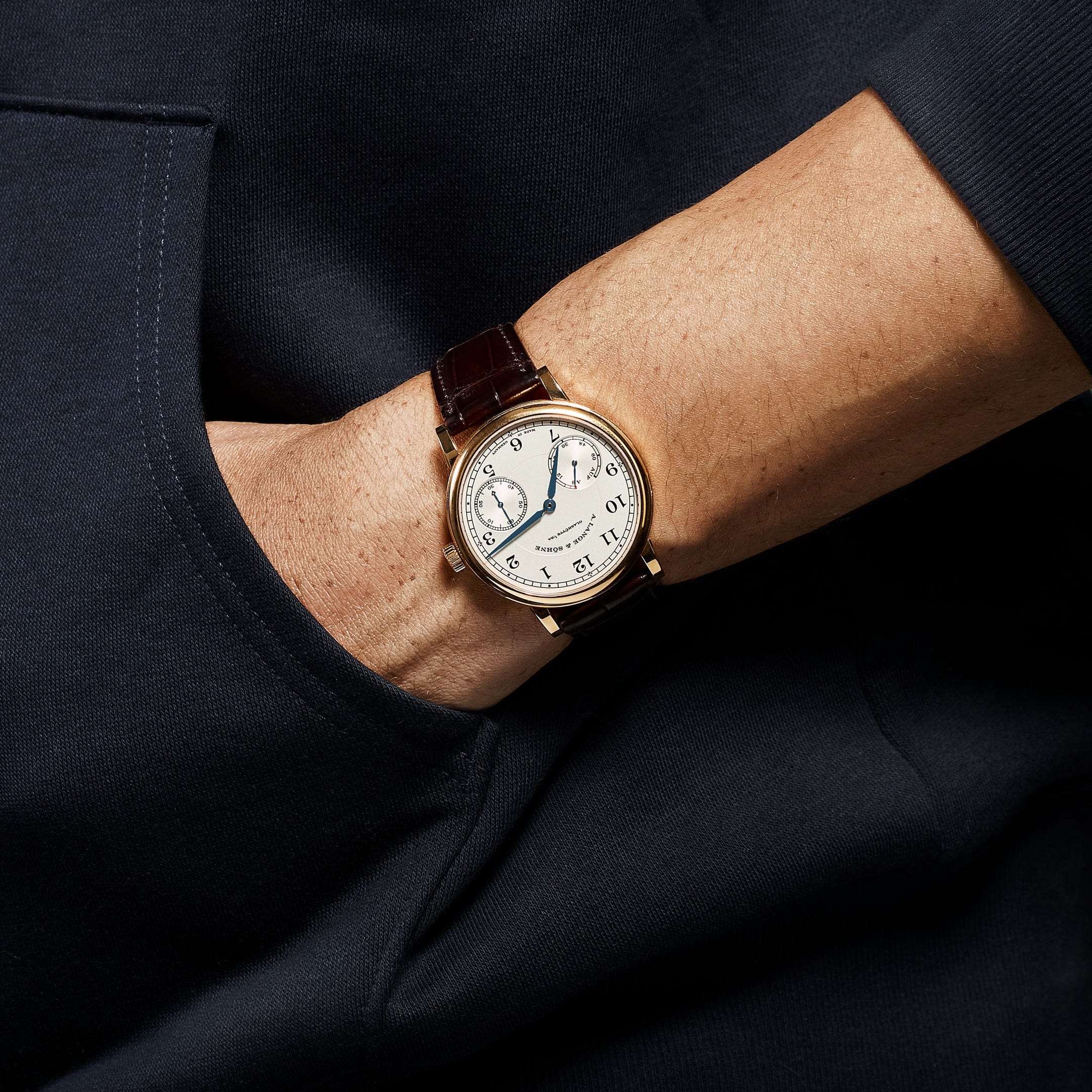 A. Lange & Söhne 234.032 1815 UP/DOWN Rose Gold Silver Dial (2015)