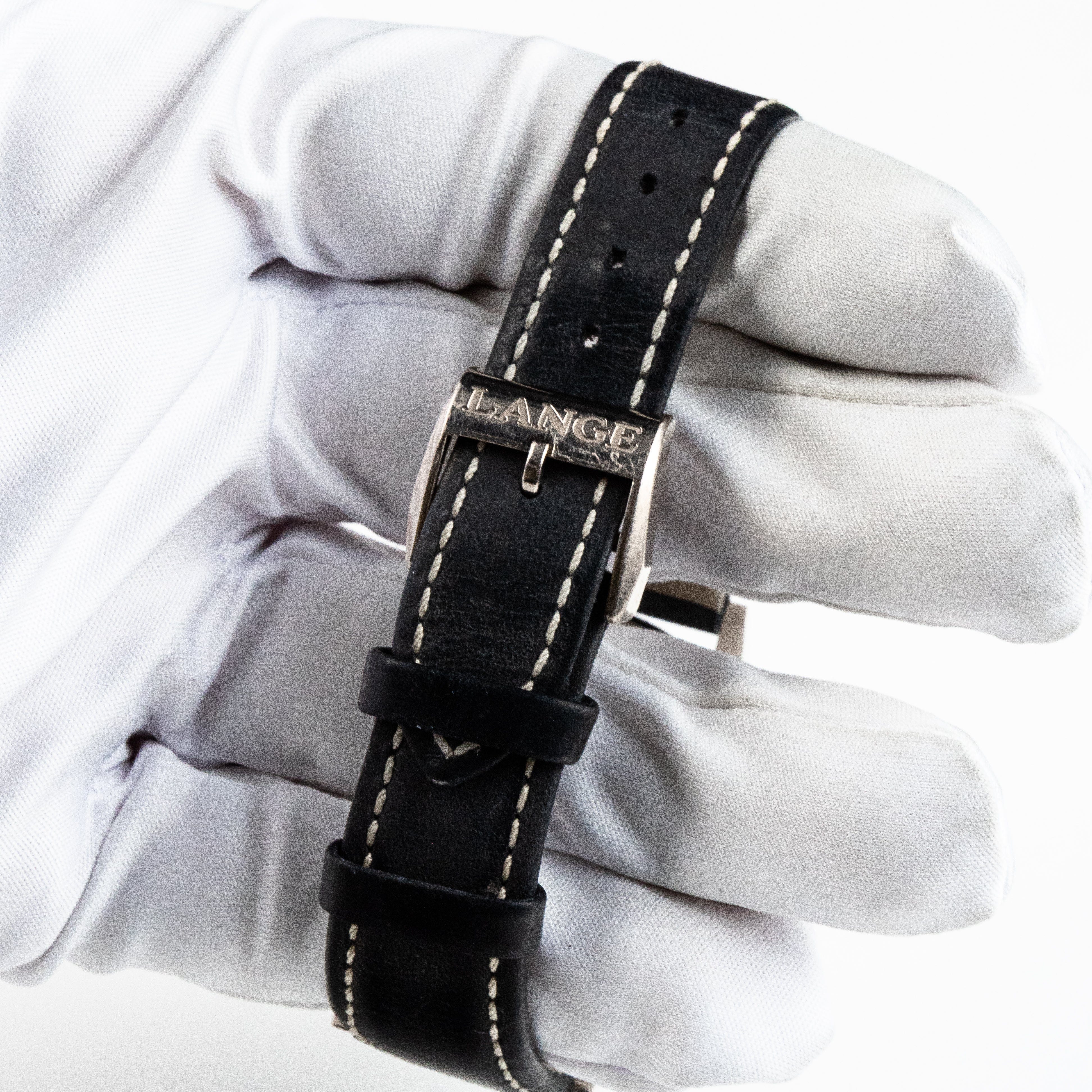 A. Lange & Söhne 1815 Annual Calendar 238.026E White Gold Silver Dial Moon Phase