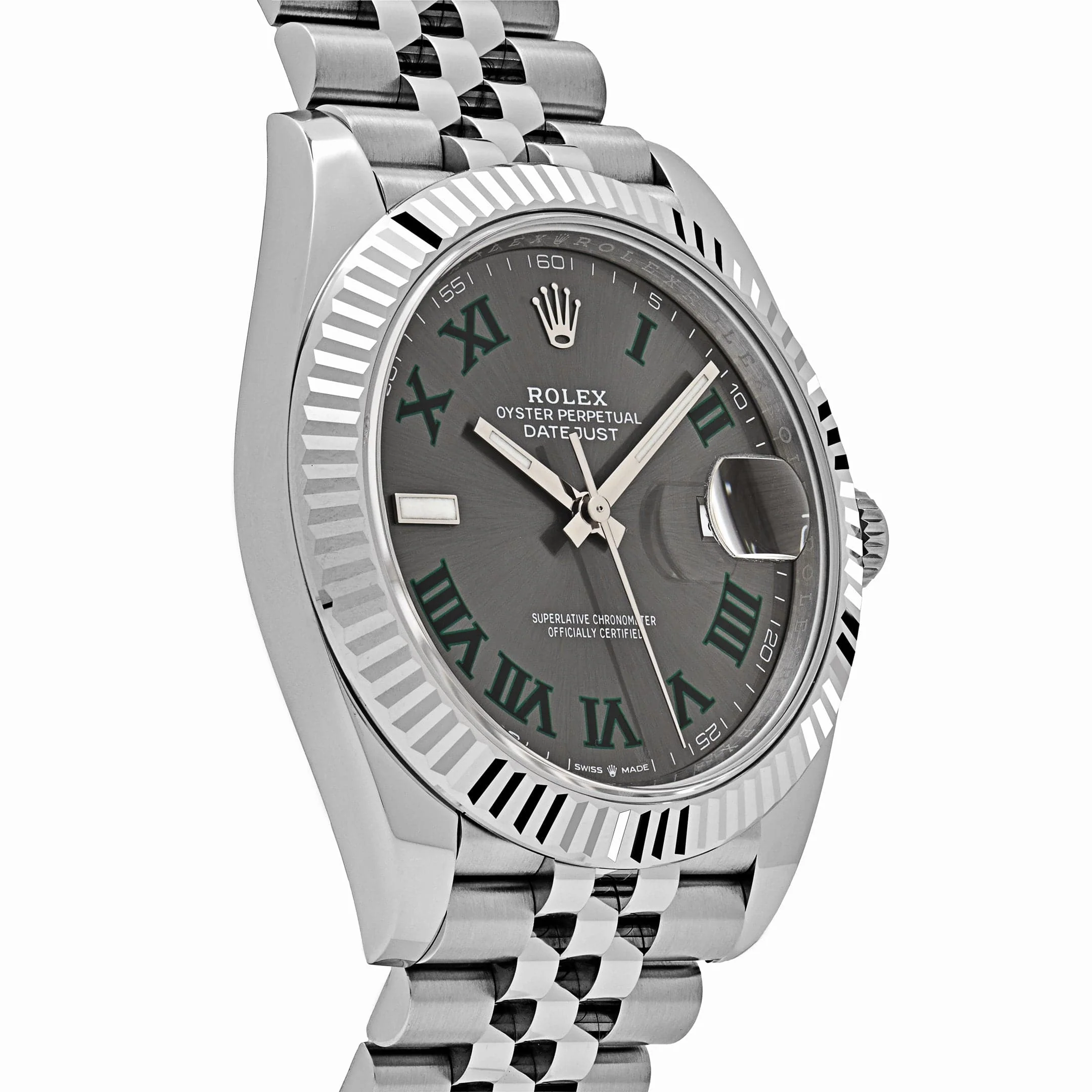 Rolex Datejust 41 126334 'Wimbledon' Stainless Steel Slate Dial Jubilee (2025)