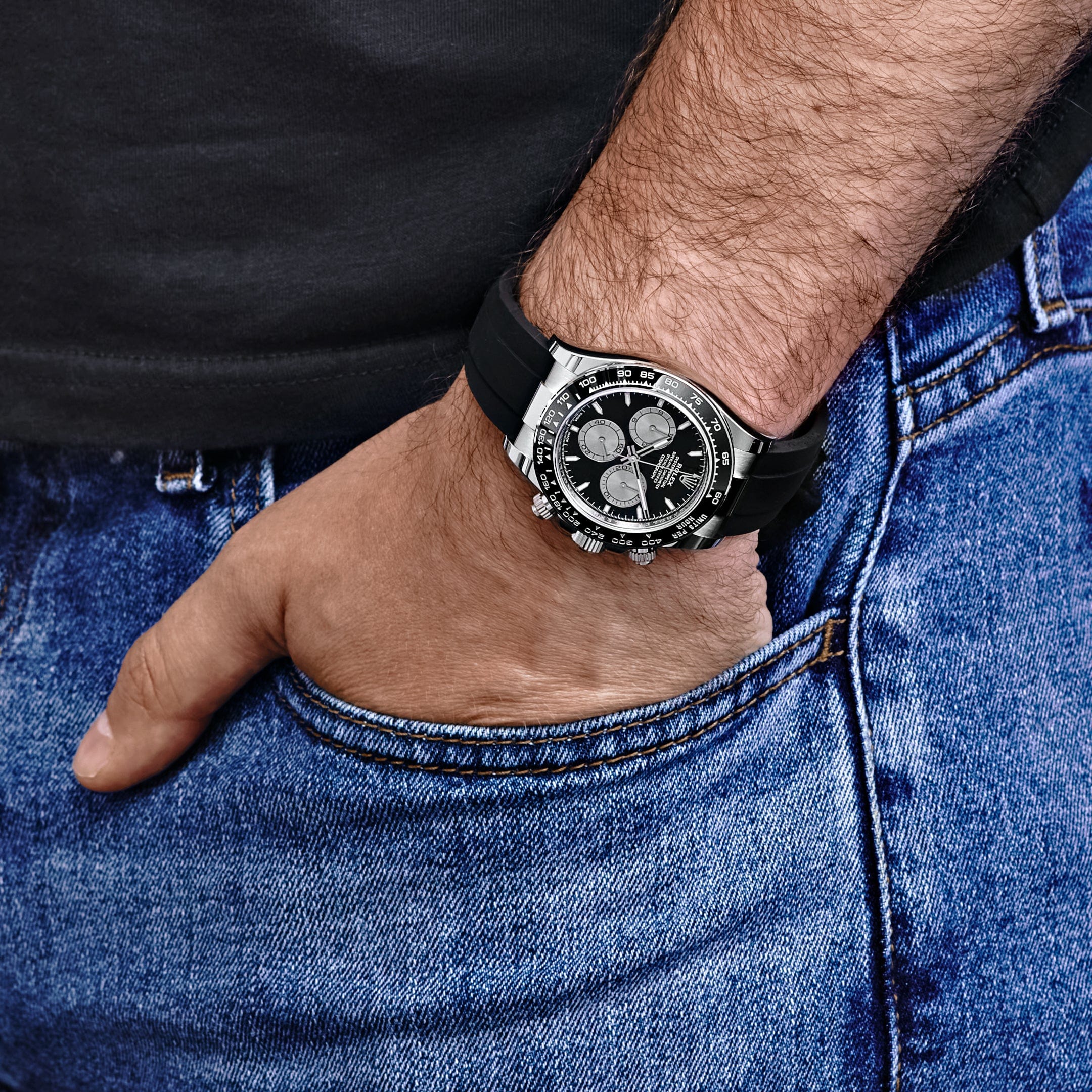 Rolex Daytona 126519LN 'Baby Le Mans' White Gold Black Dial (2025)