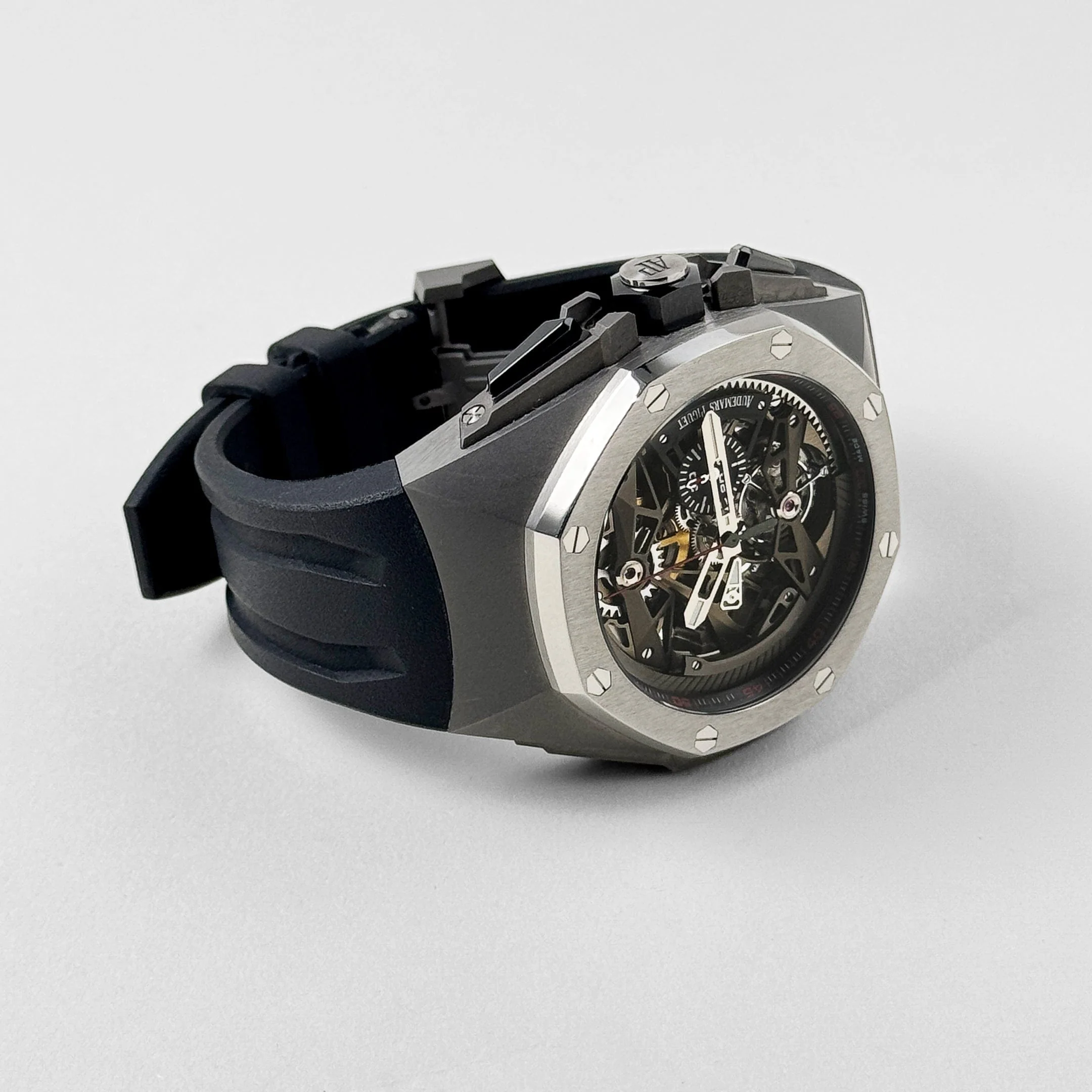 Audemars Piguet Royal Oak Concept 26587TI.OO.D067CA.01 Tourbillon Chronograph Titanium Openworked Dial (2018)