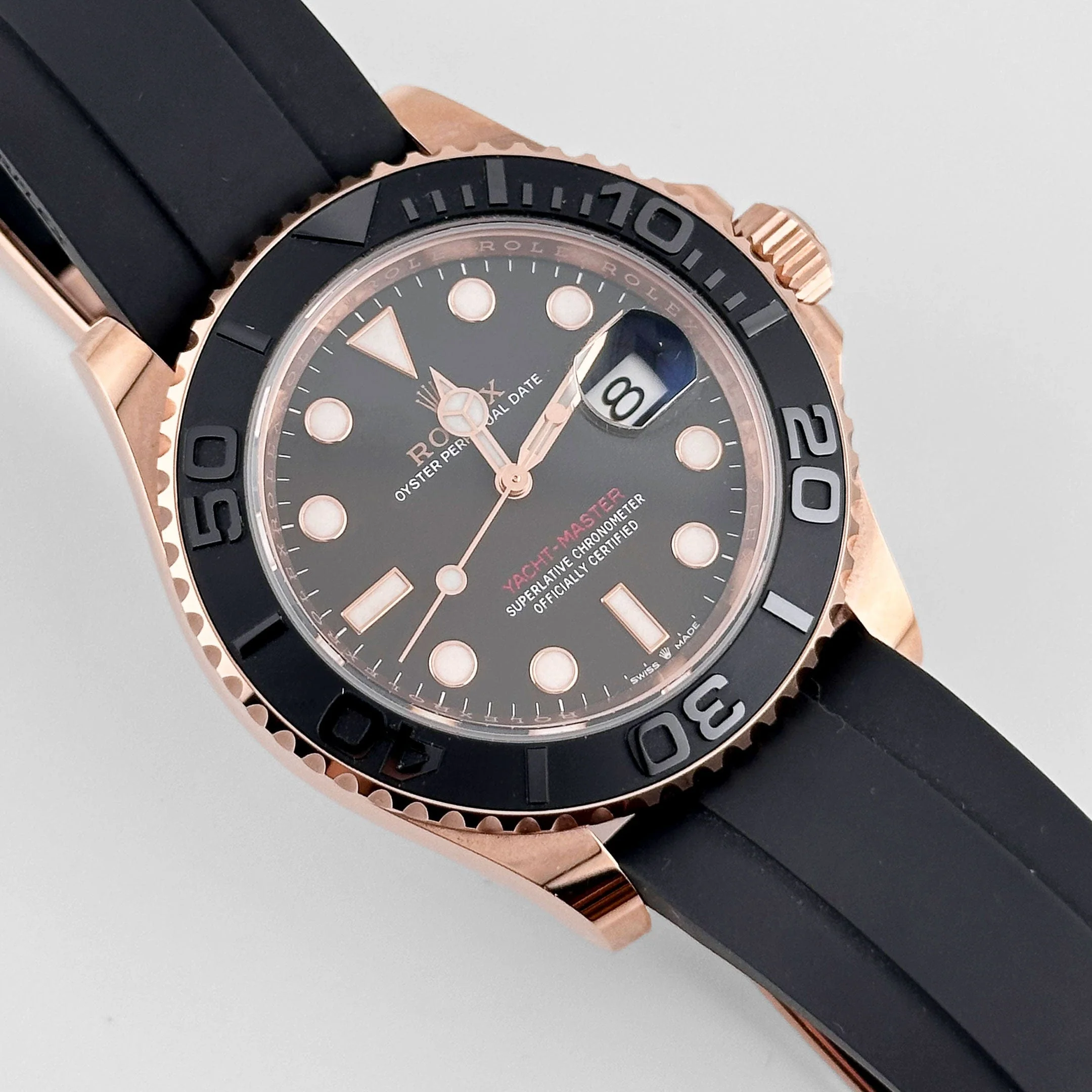 Rolex Yacht-Master 40 126655 Rose Gold Black Dial (2020)